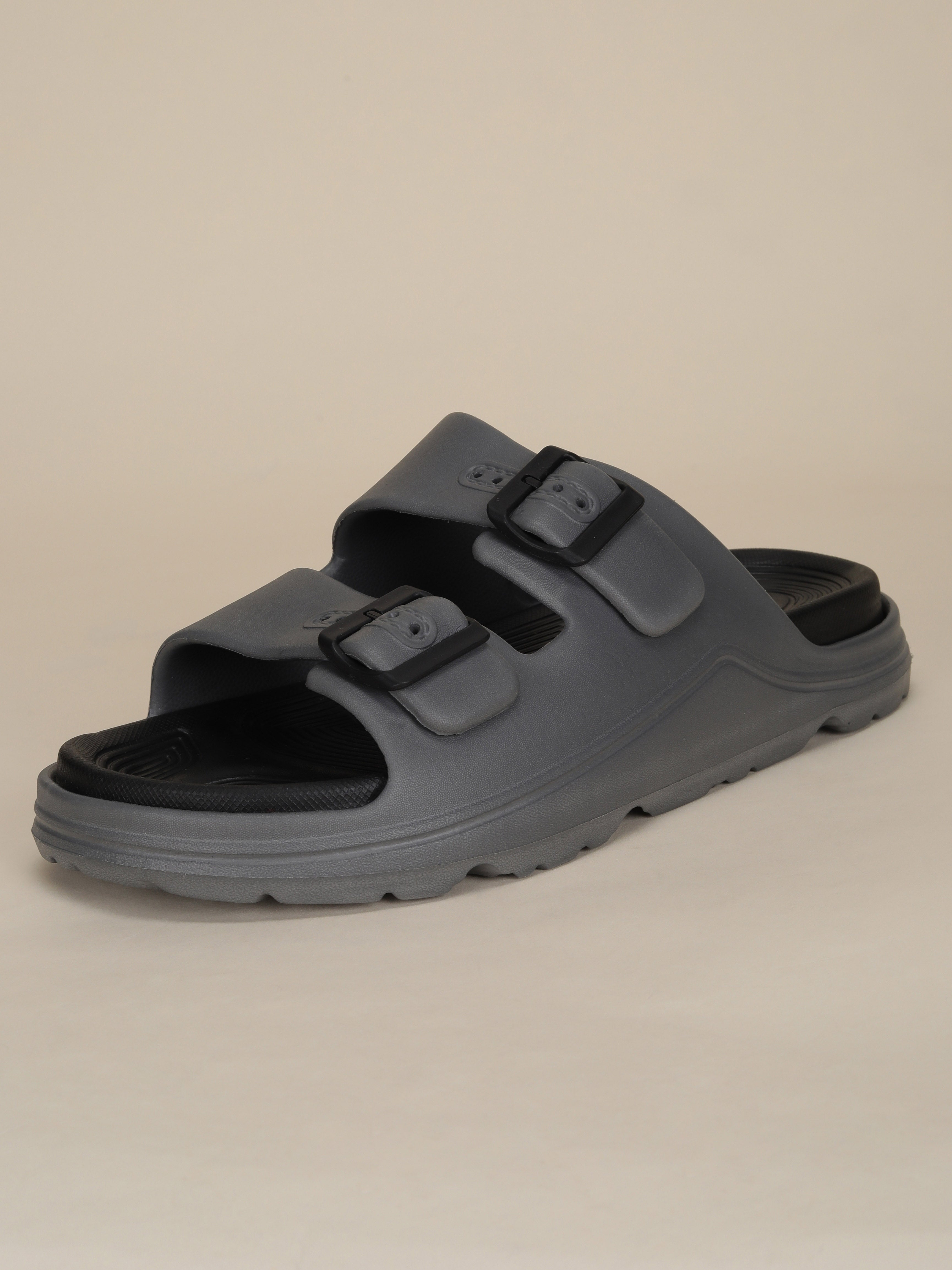 Avant Men's BuckleStride Sliders - Grey