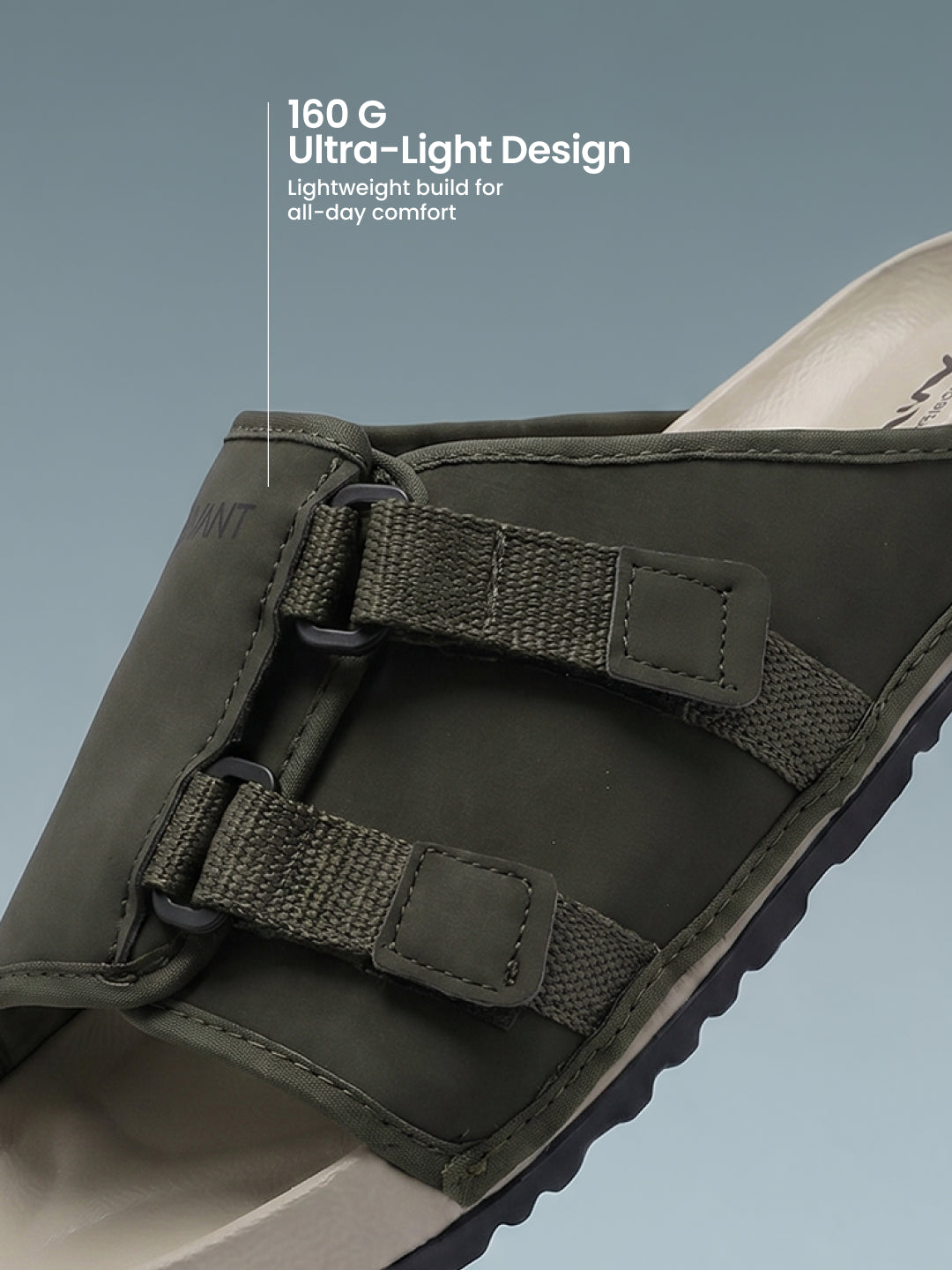 Avant Men's CalmFit Sliders - Olive/Beige