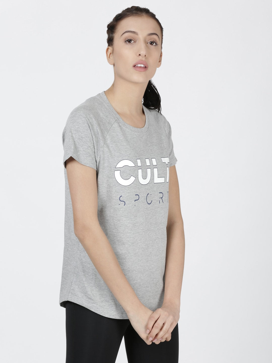 Signature Hustle Grey Training Tee