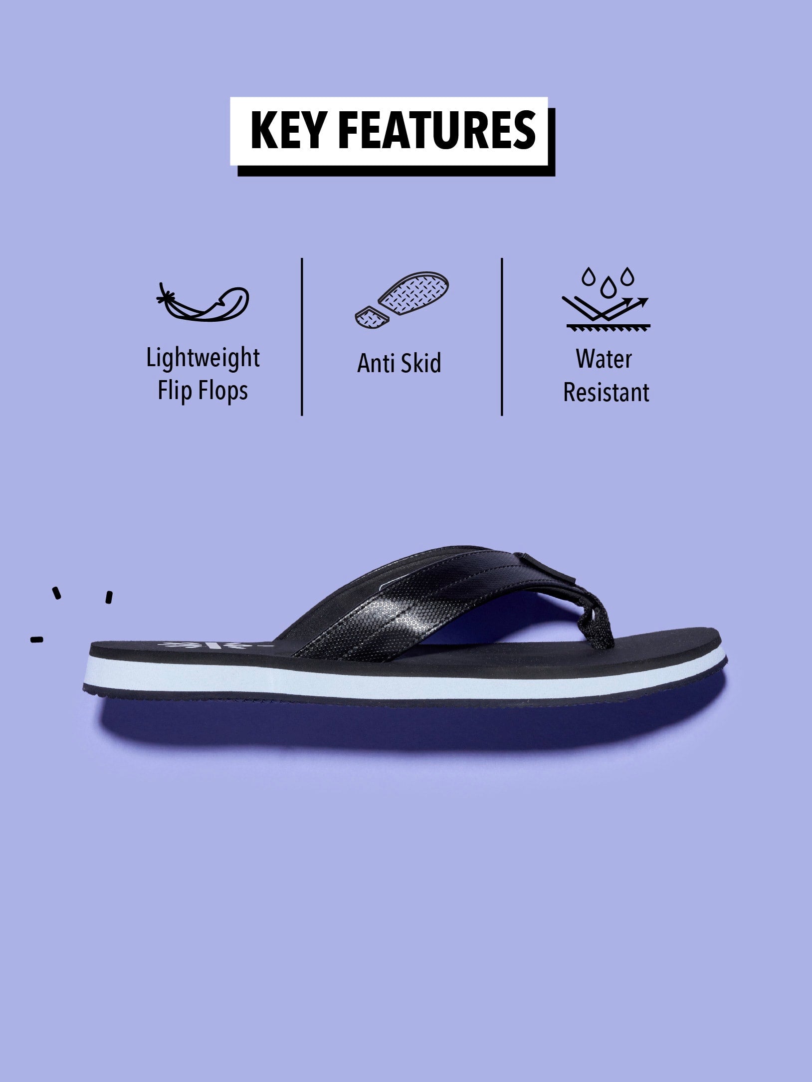 cult Flo Sweat Absorbing EVA Flip Flops