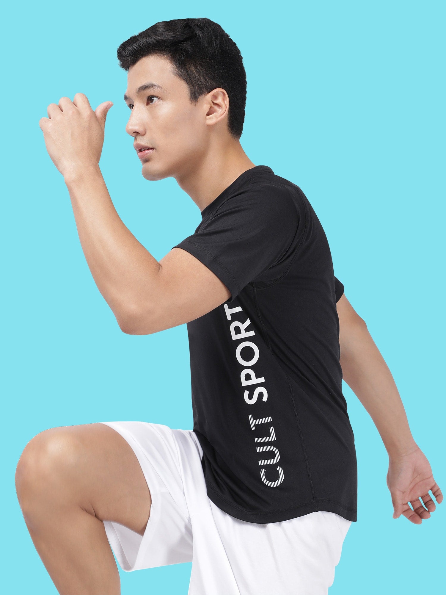 Vital Signature Black Running Relaxed Tee