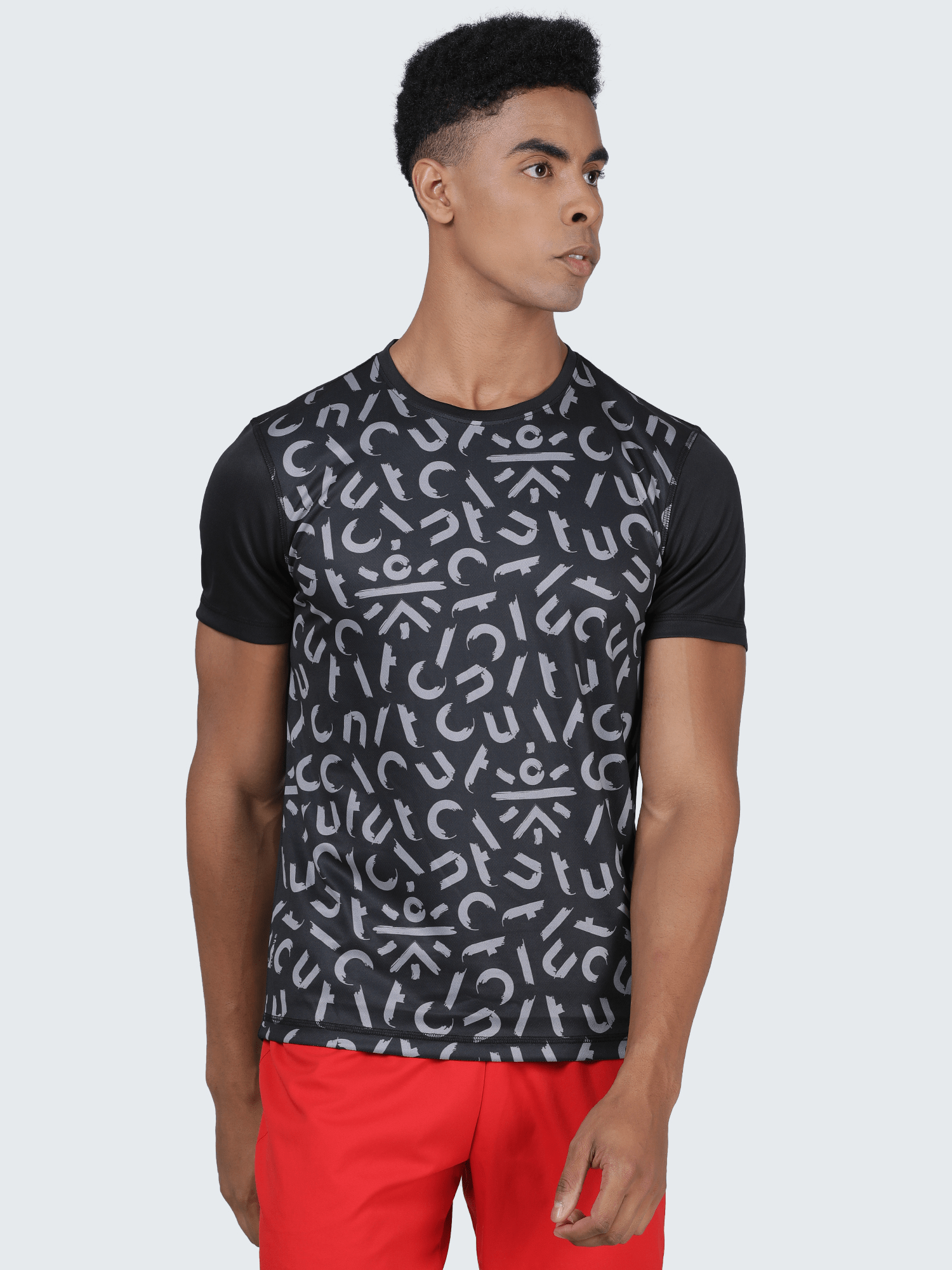 Signature Script Black Workout Tee