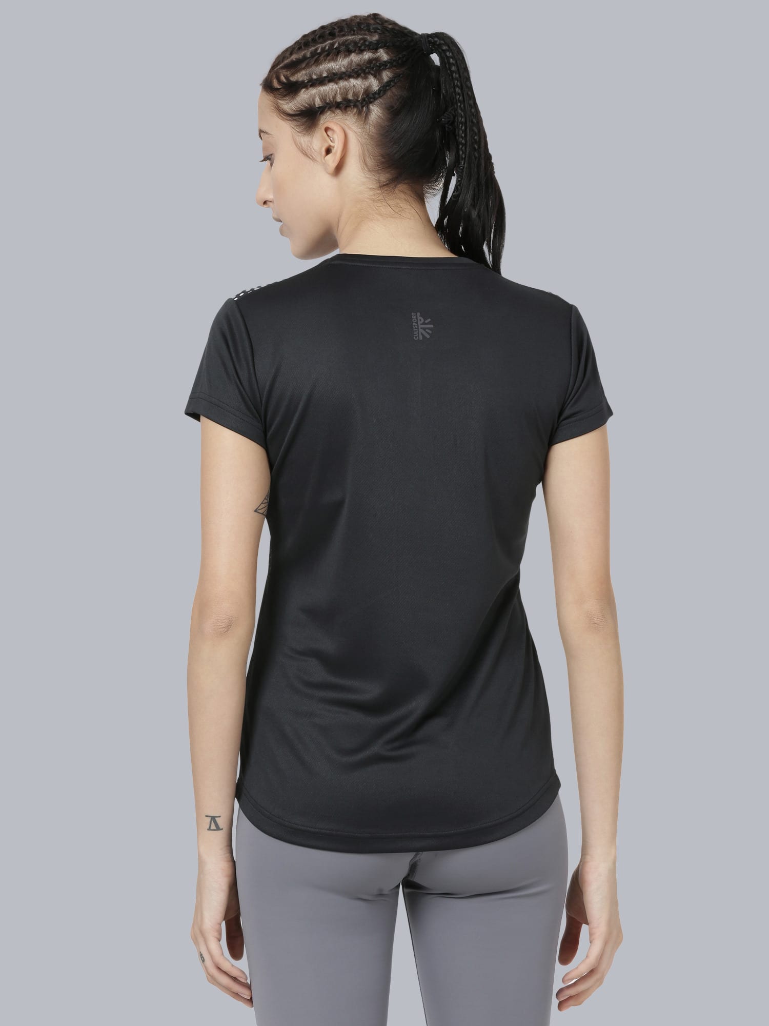 Dugout Radial Black Relaxed Tee
