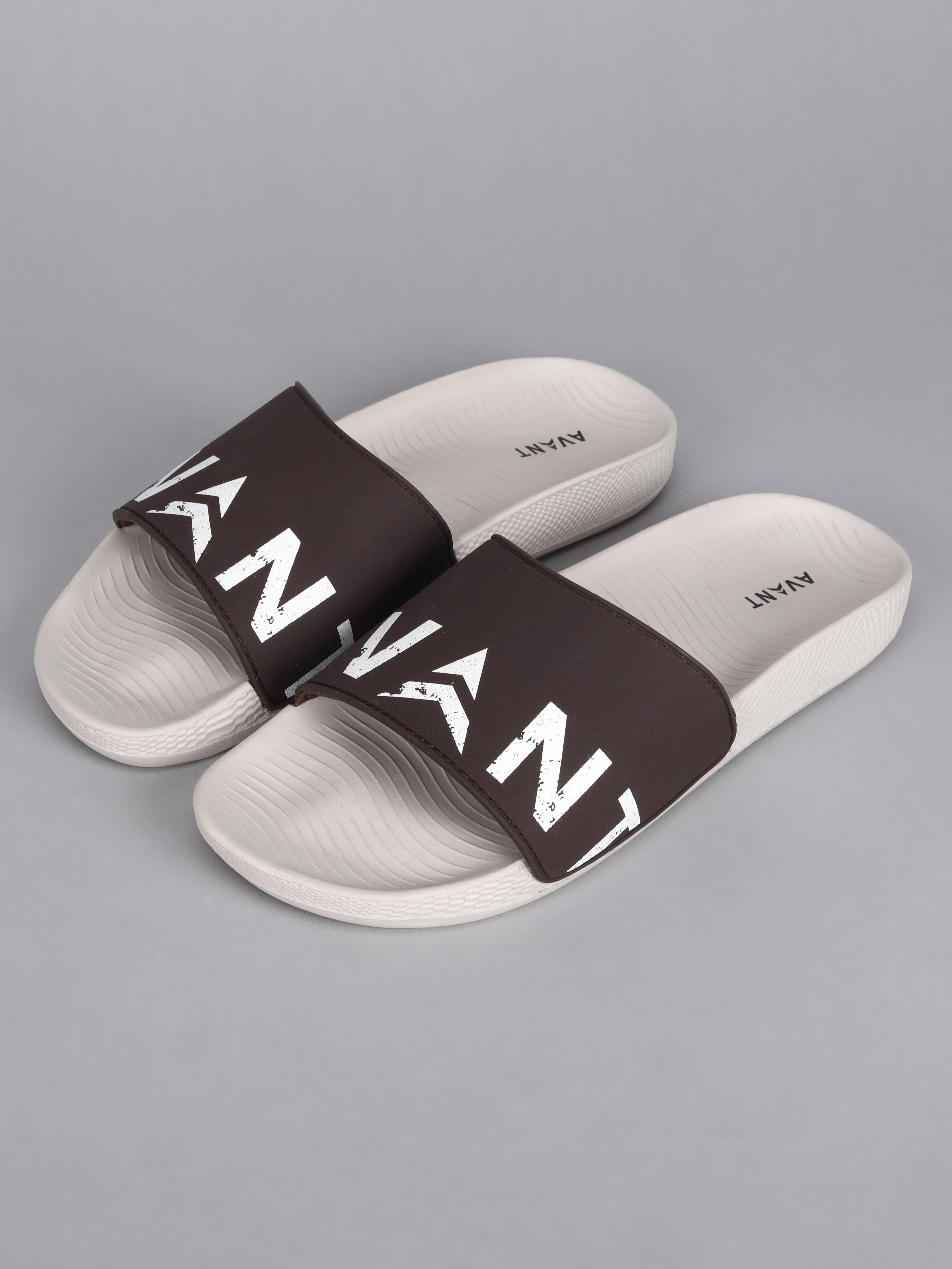 Avant Men’s Flexio Sliders - Brown