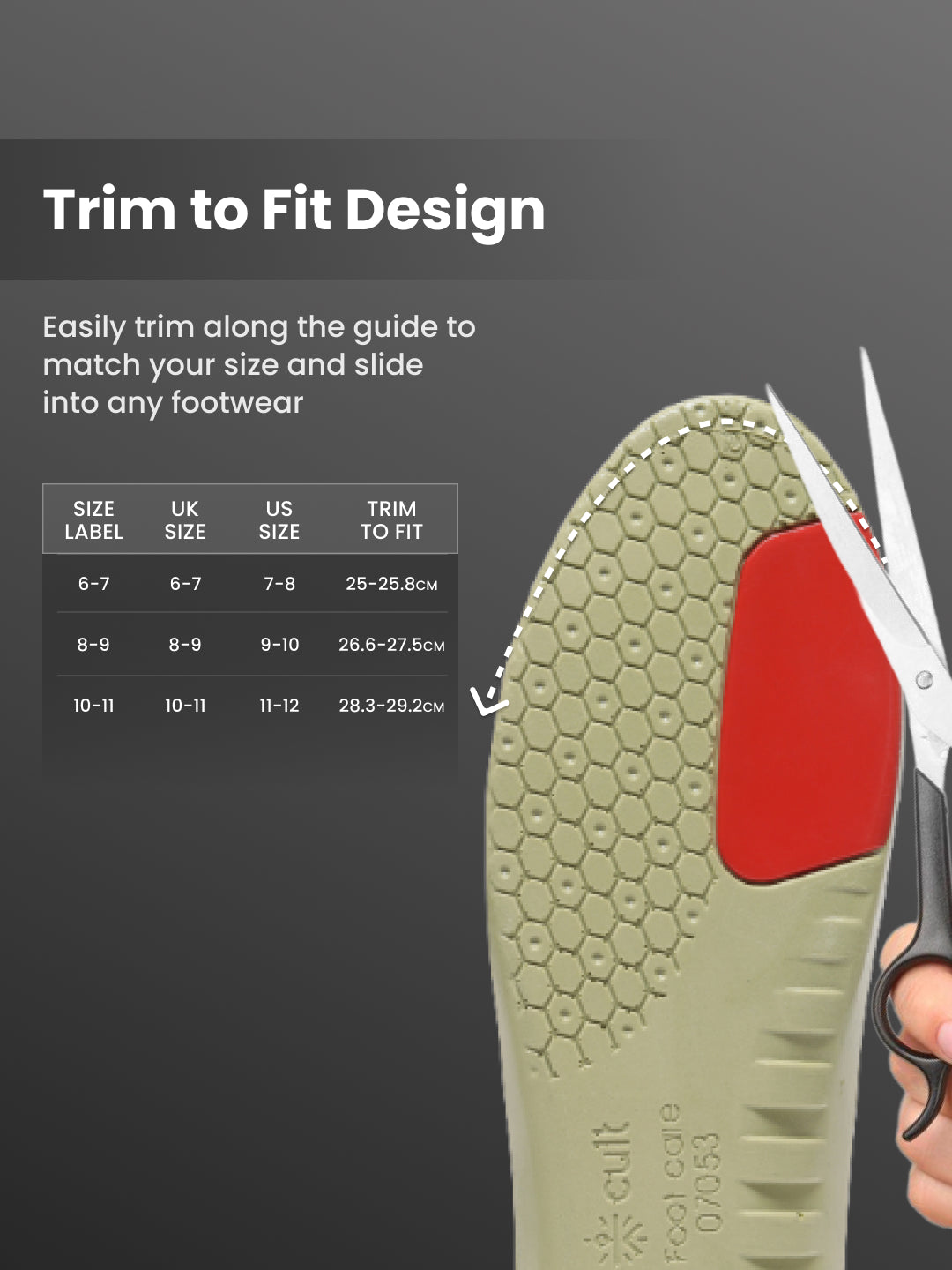 cult Men's Flat Feet- Arch Max Insoles