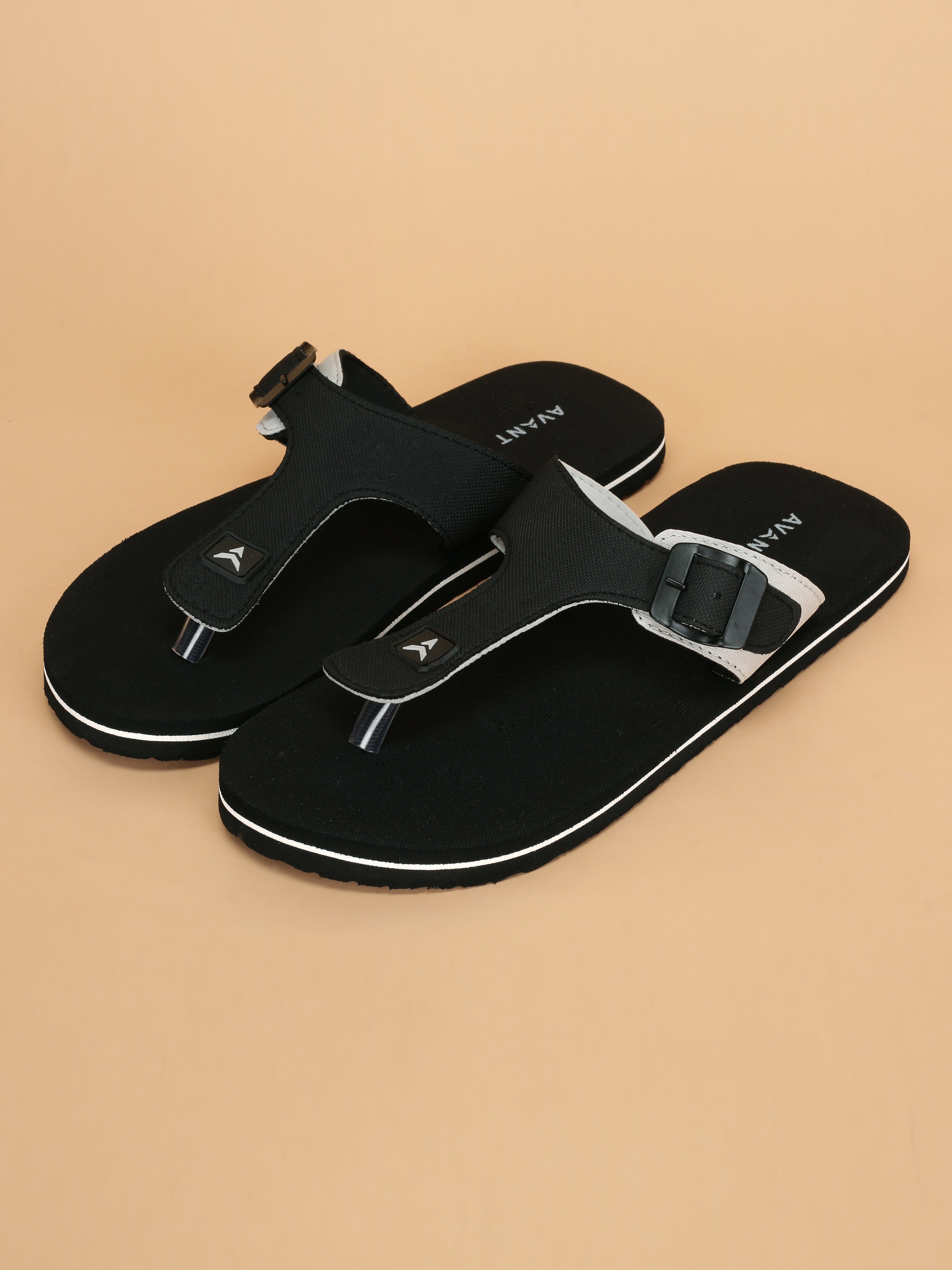 Avant Men's FusionGrip Flip Flops - Black/White