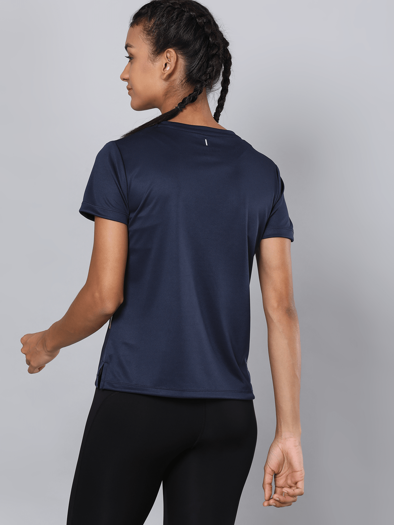 Code Graph Navy Workout Tee