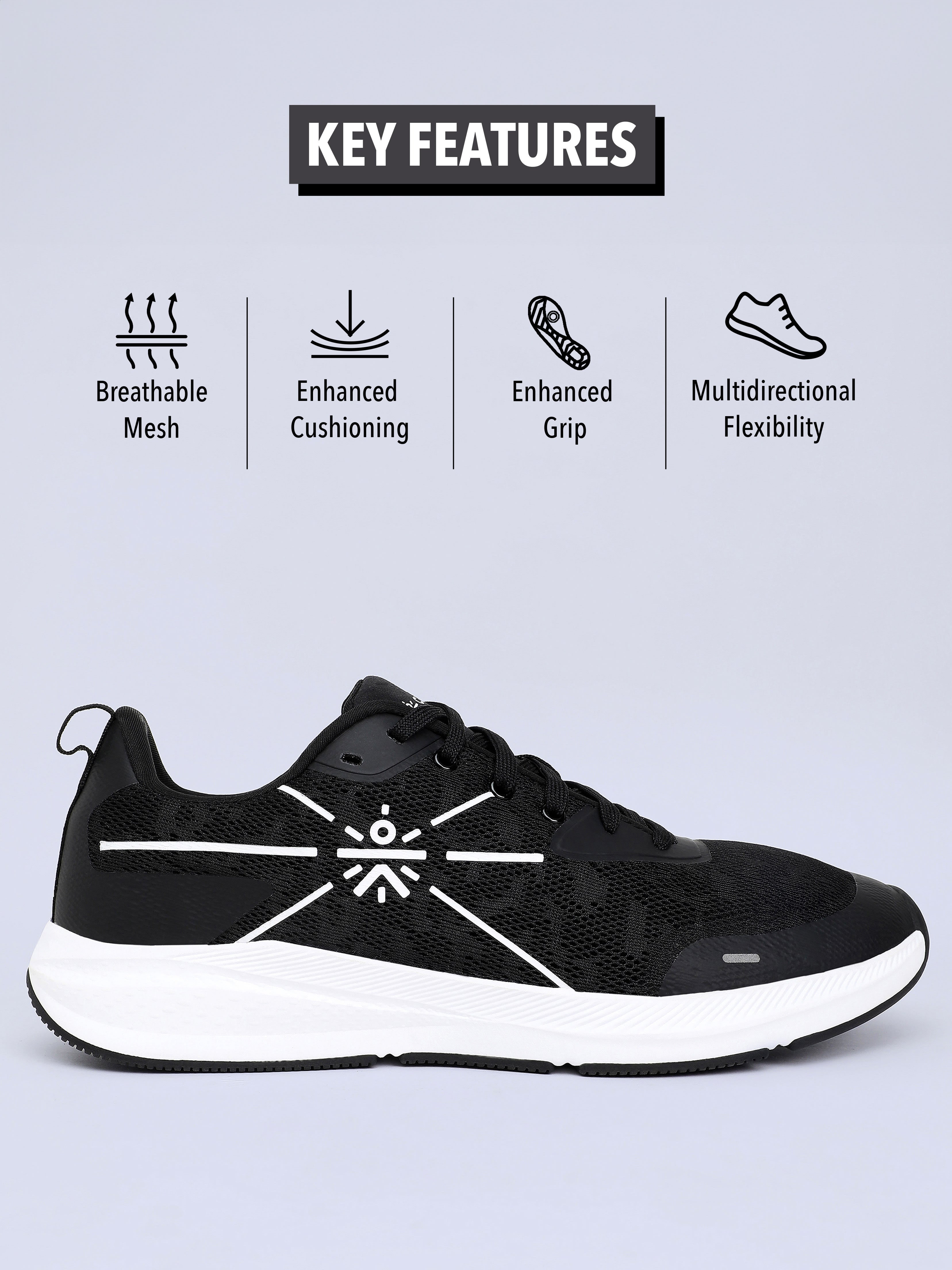 cult Flomo Men Running Shoes - Black