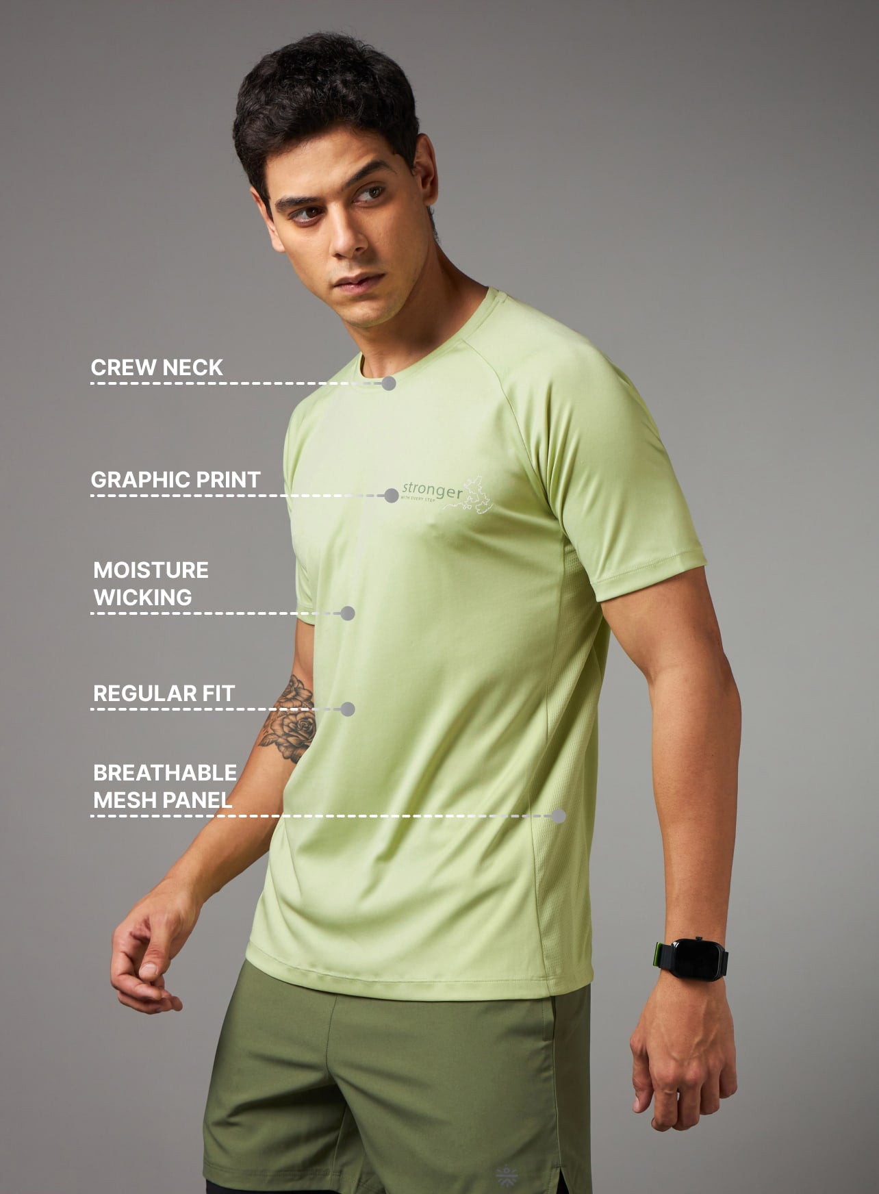 Stronger With Every Step Running T-shirt