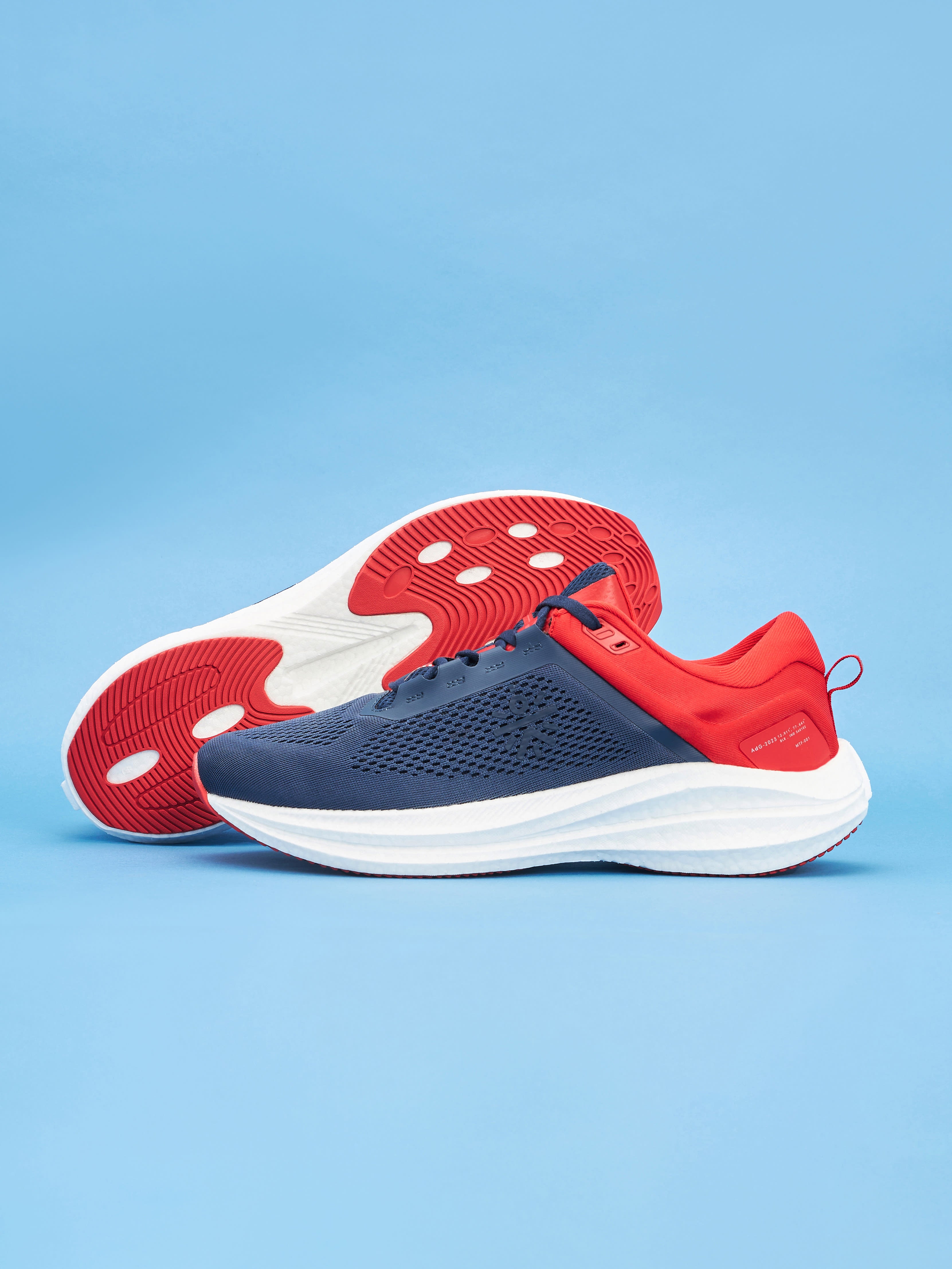 cult Versa Pulse Men Running Shoes - Navy/Red