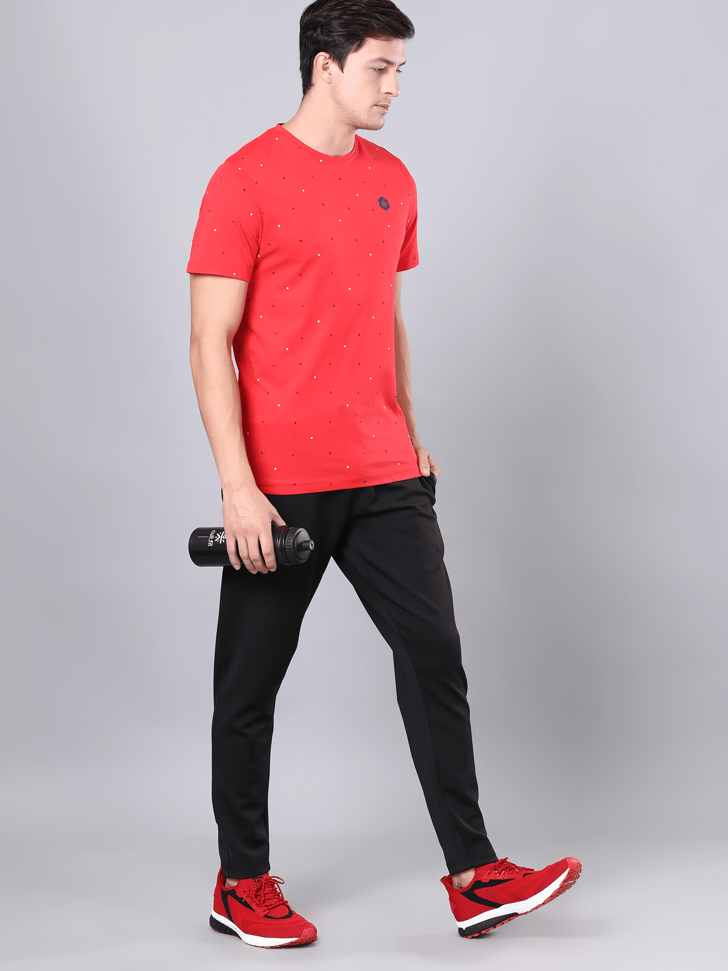 Everyday Alpha Red Cotton Tee