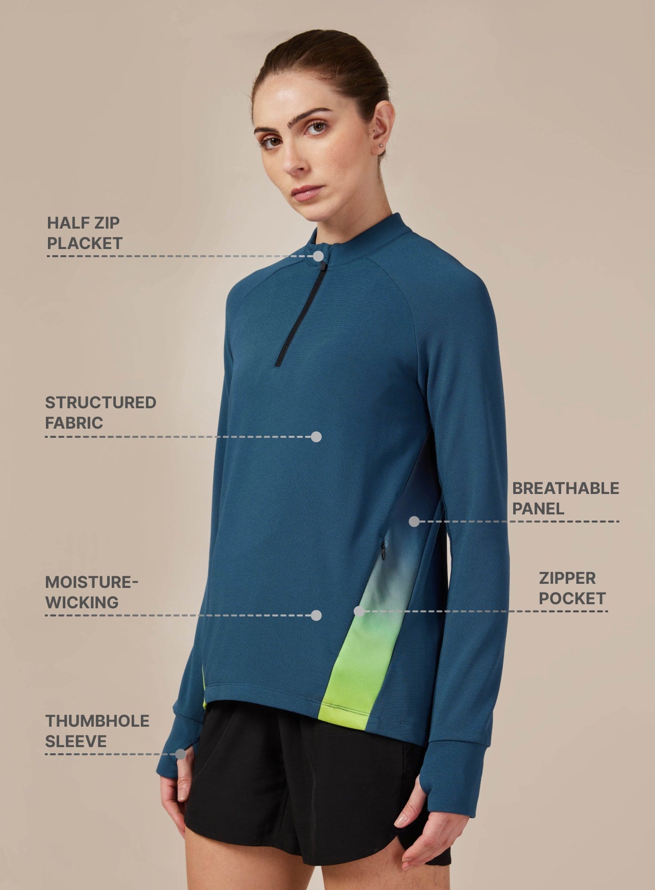 Women's Teal Train Like A Pro Jacket