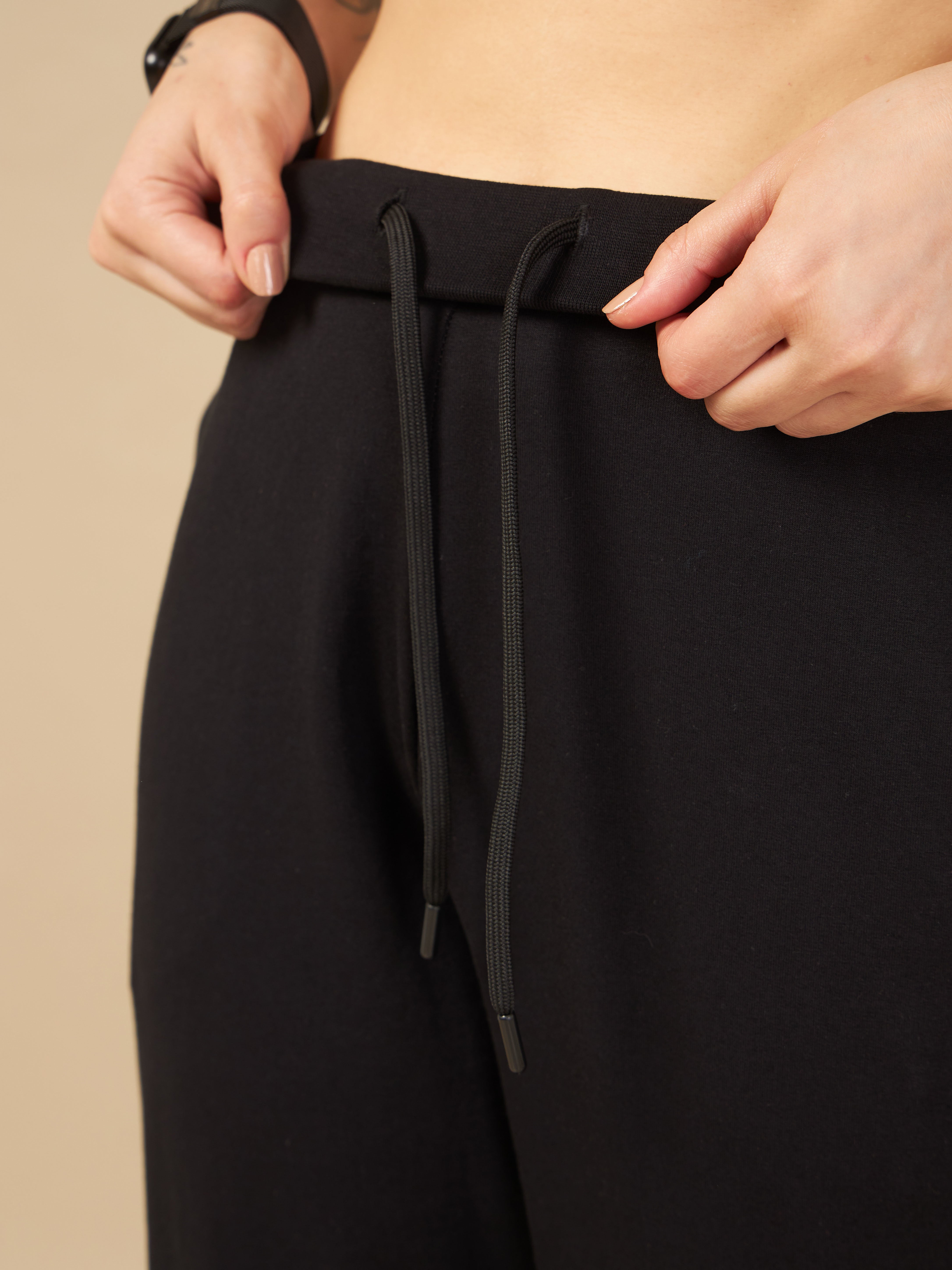Women Black Cult Leisure Joggers