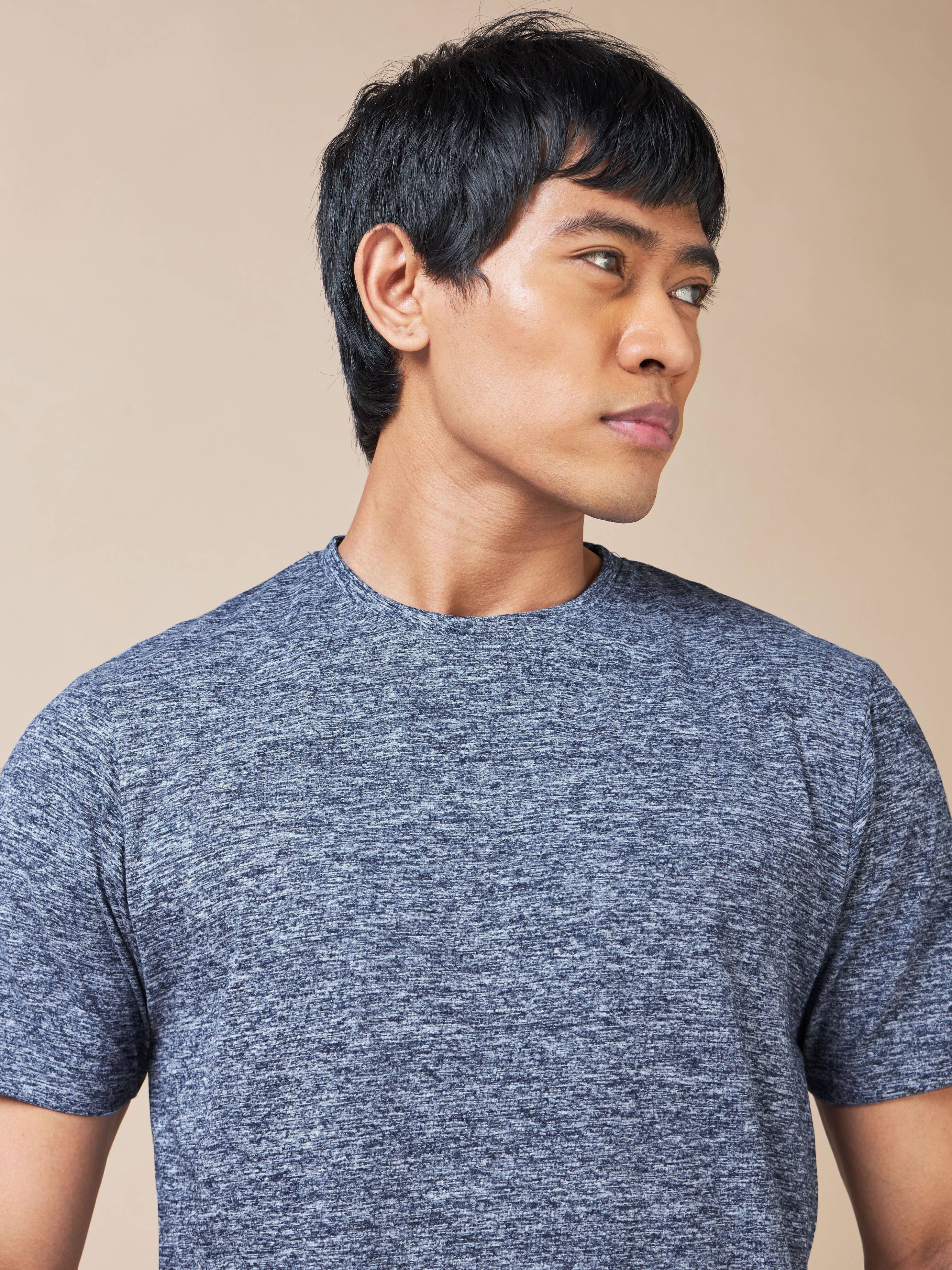 Men's All Day Workout Navy Comfortech T-shirt