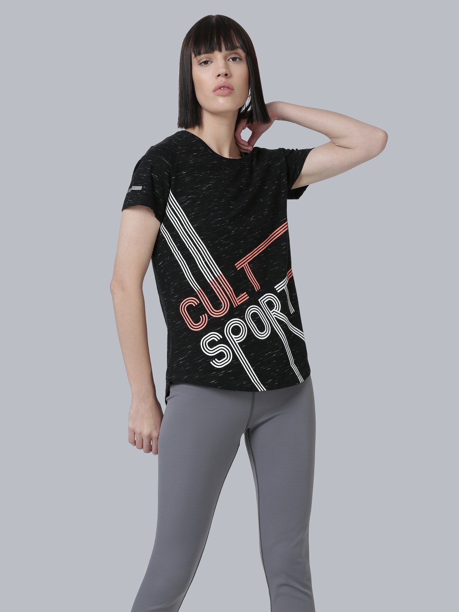 Everydays Web Casual Black Tee