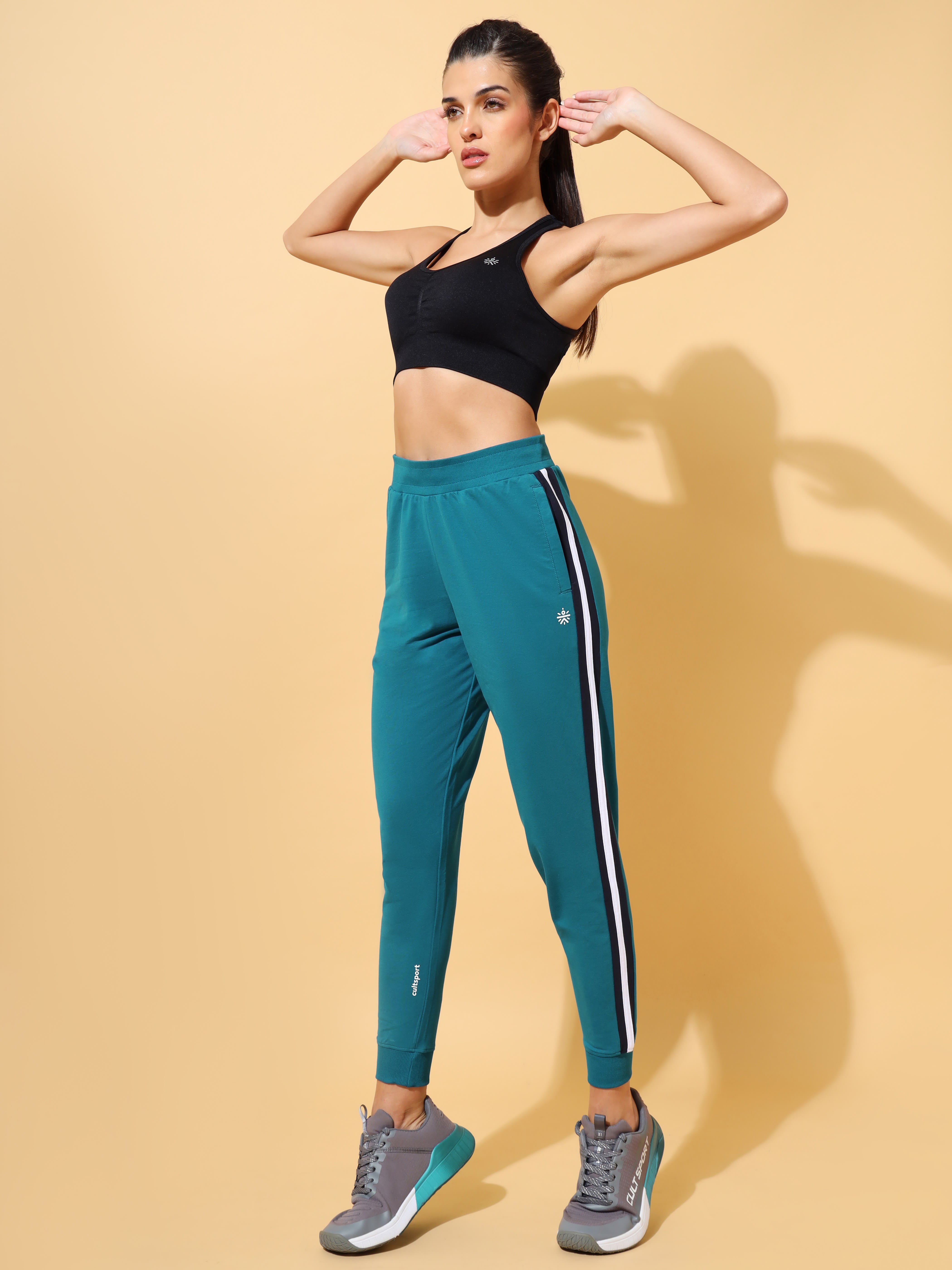 Comfort Joggers with Contrast Piping Detail