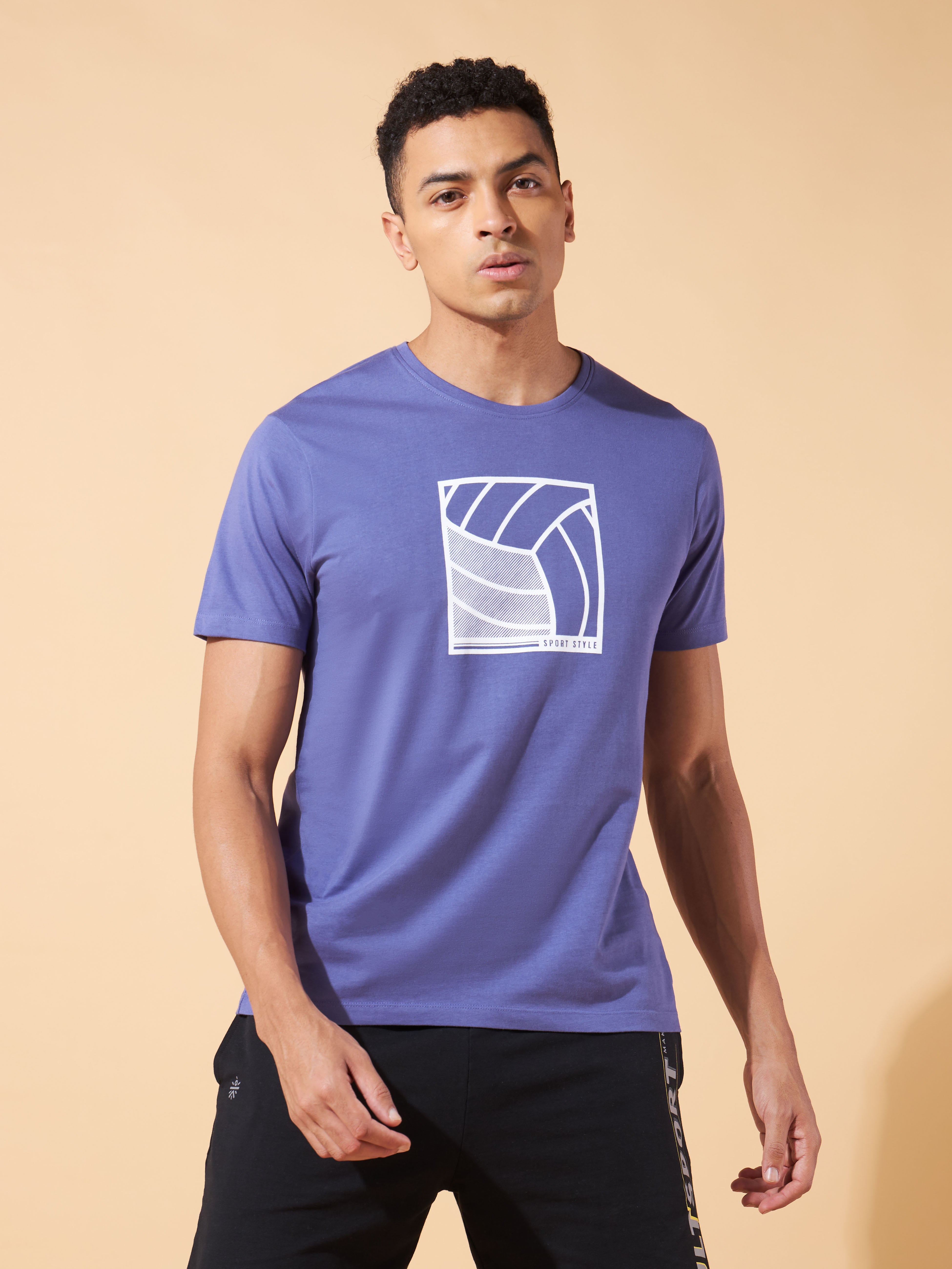 Sport Style Print T-shirt