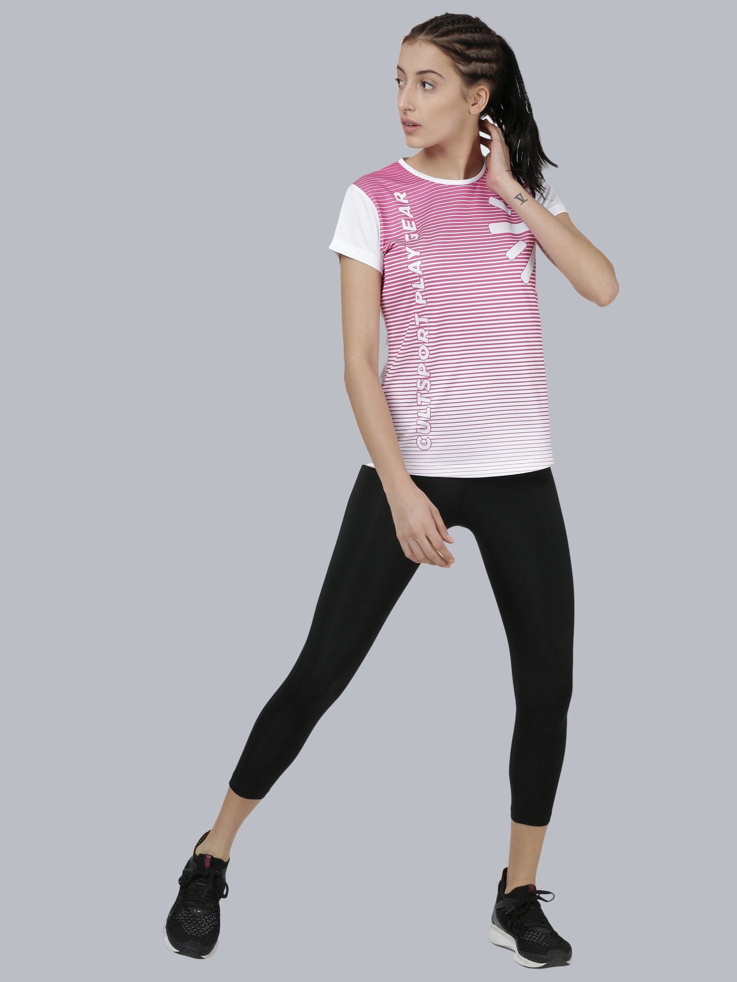 Dugout Cult White Pink Relaxed Tee