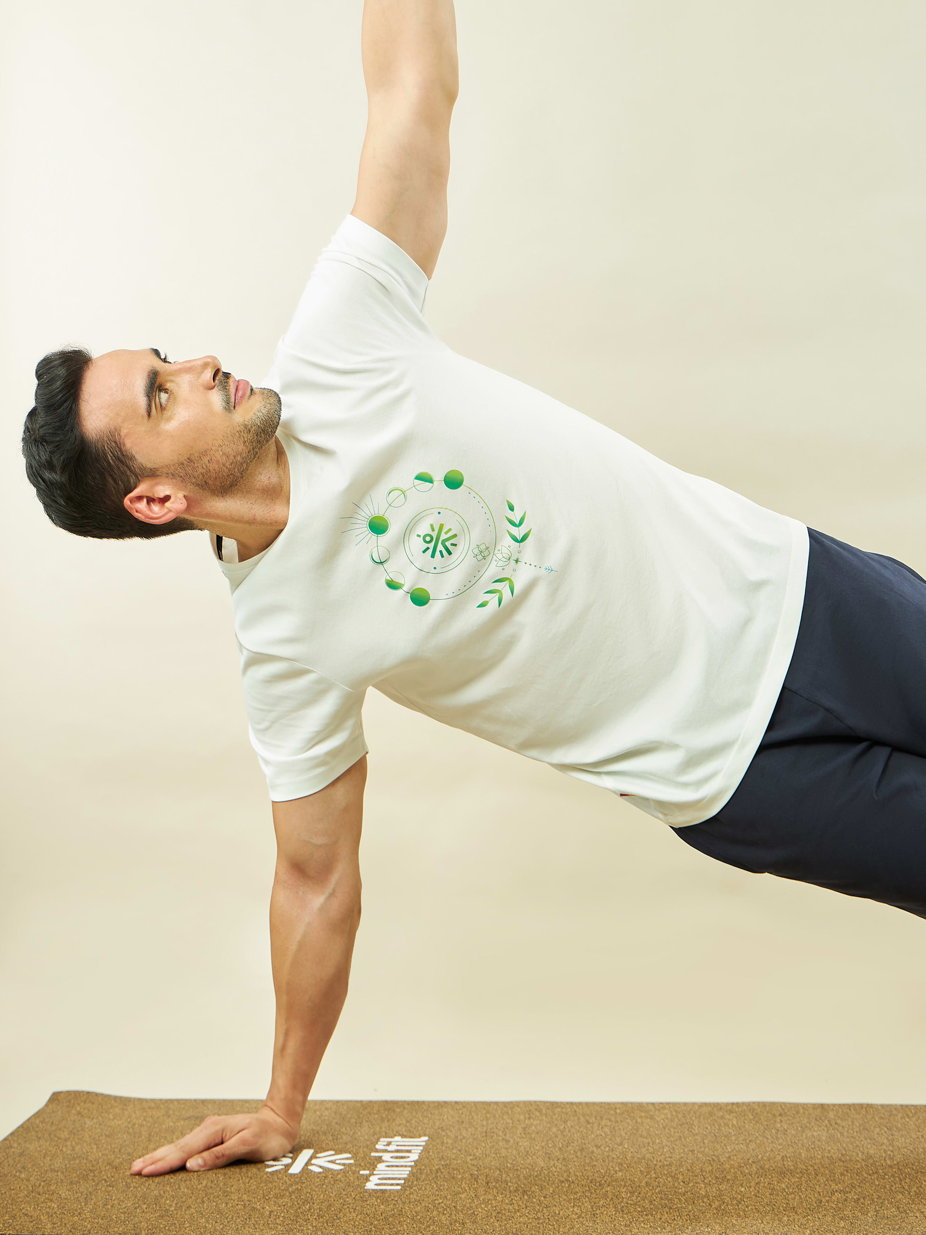 Graphic Print Yoga T-shirt