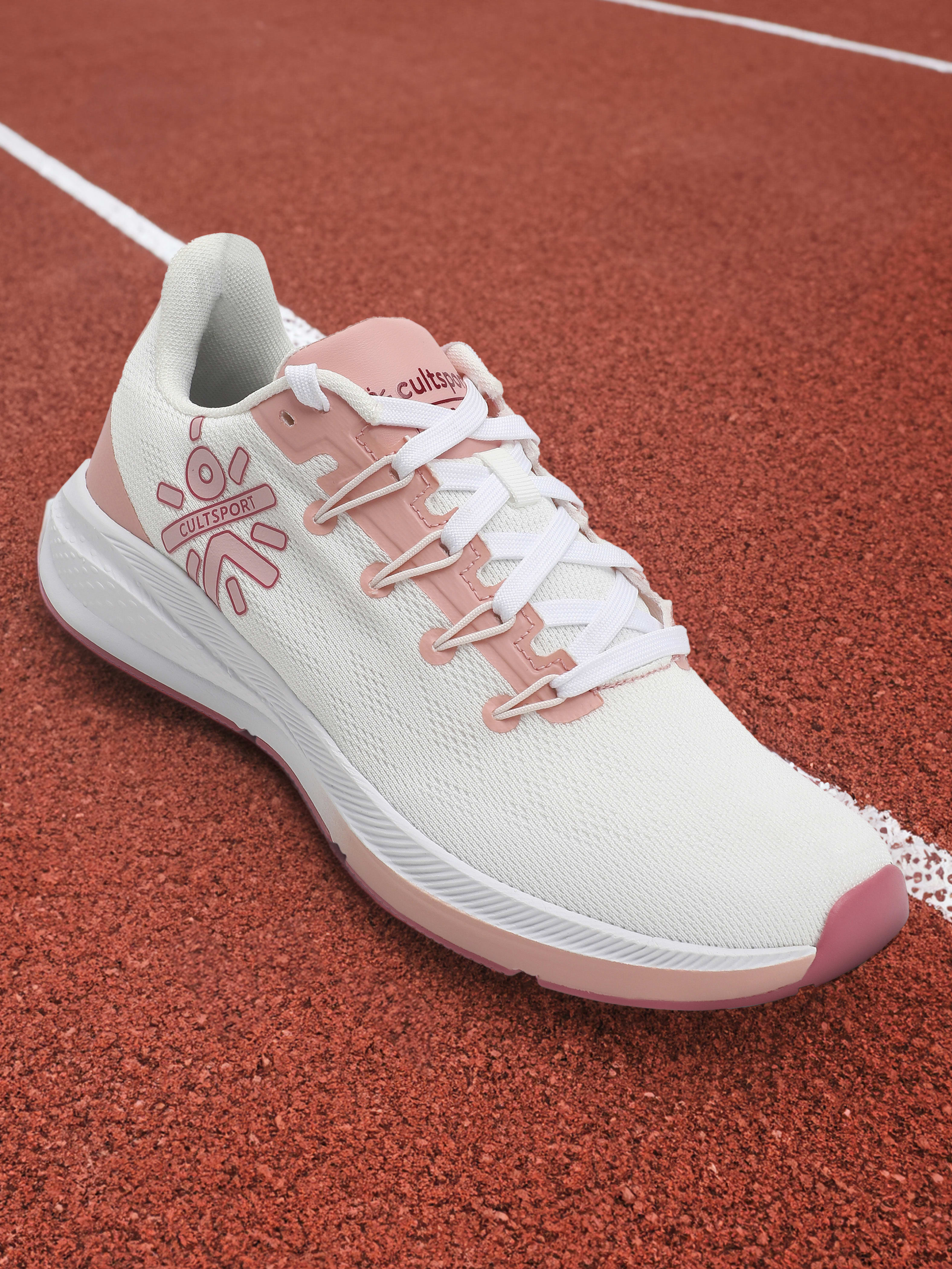 cult Firebird Women Running Shoes - White/Peach