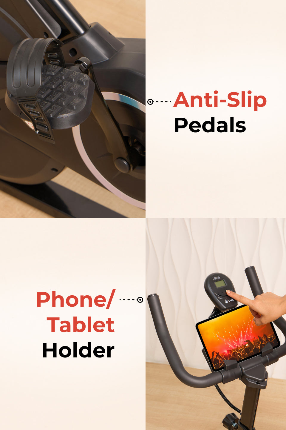 FK7001 Spinbike | 6kg Flywheel | Max Weight: 110Kg | Black (6 months warranty + 6 months extended warranty)