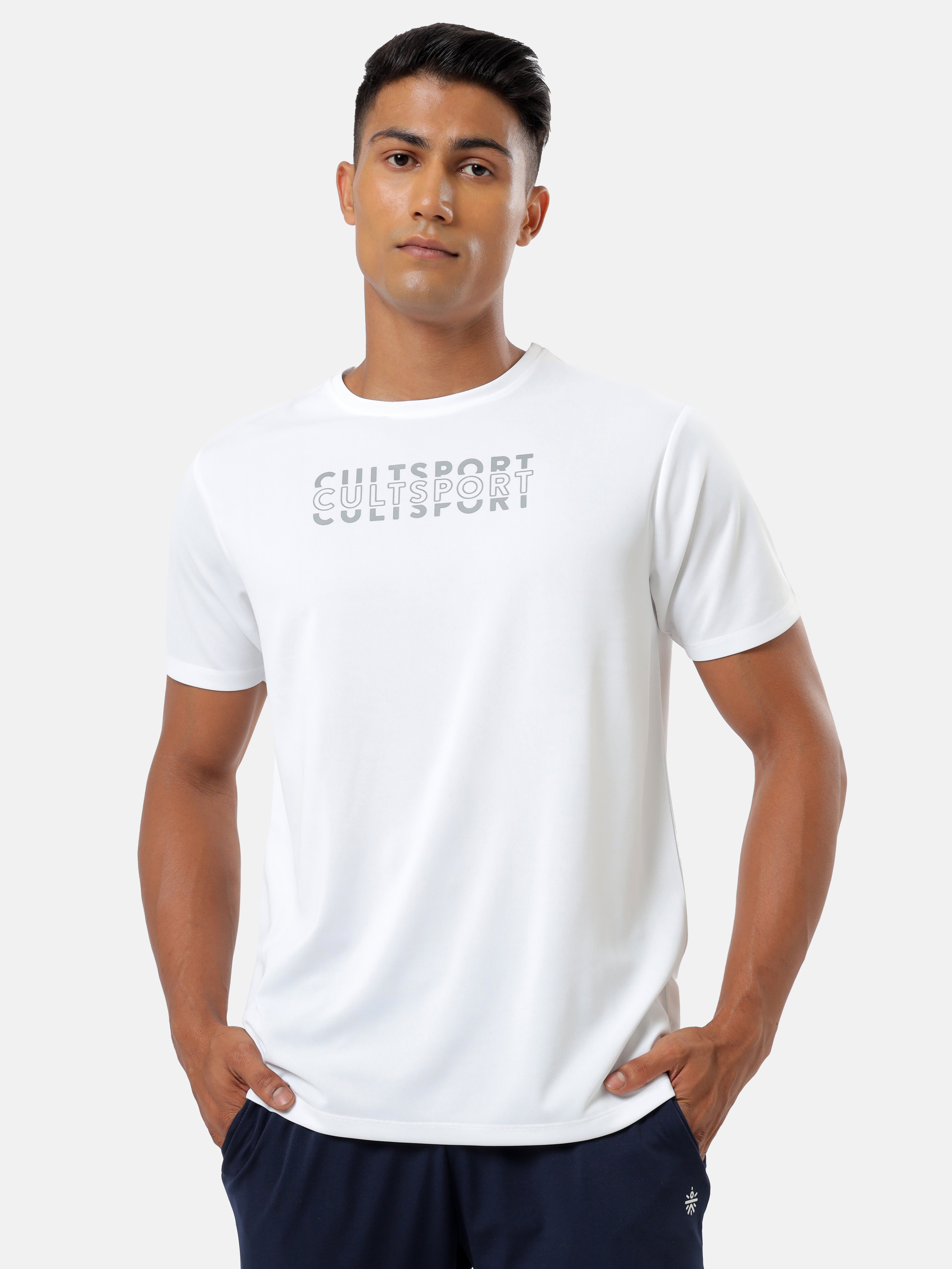 Typographic Print Active T-shirt Pack of 2