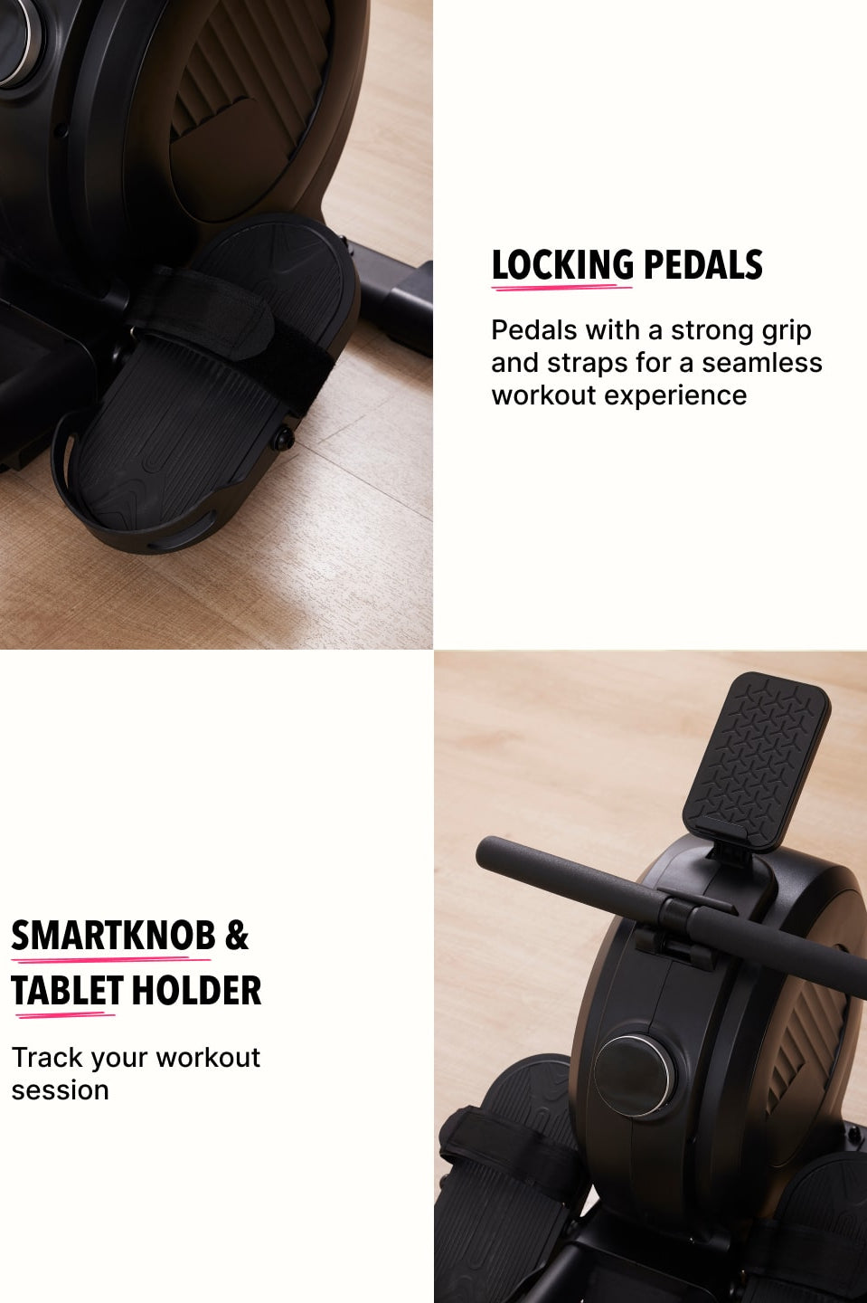 Cultsport Basel Rowing Machine | 32 Level Magnetic Resistance | Max User Weight-120kg (6 Months extended Warranty only on Cultsport.com)