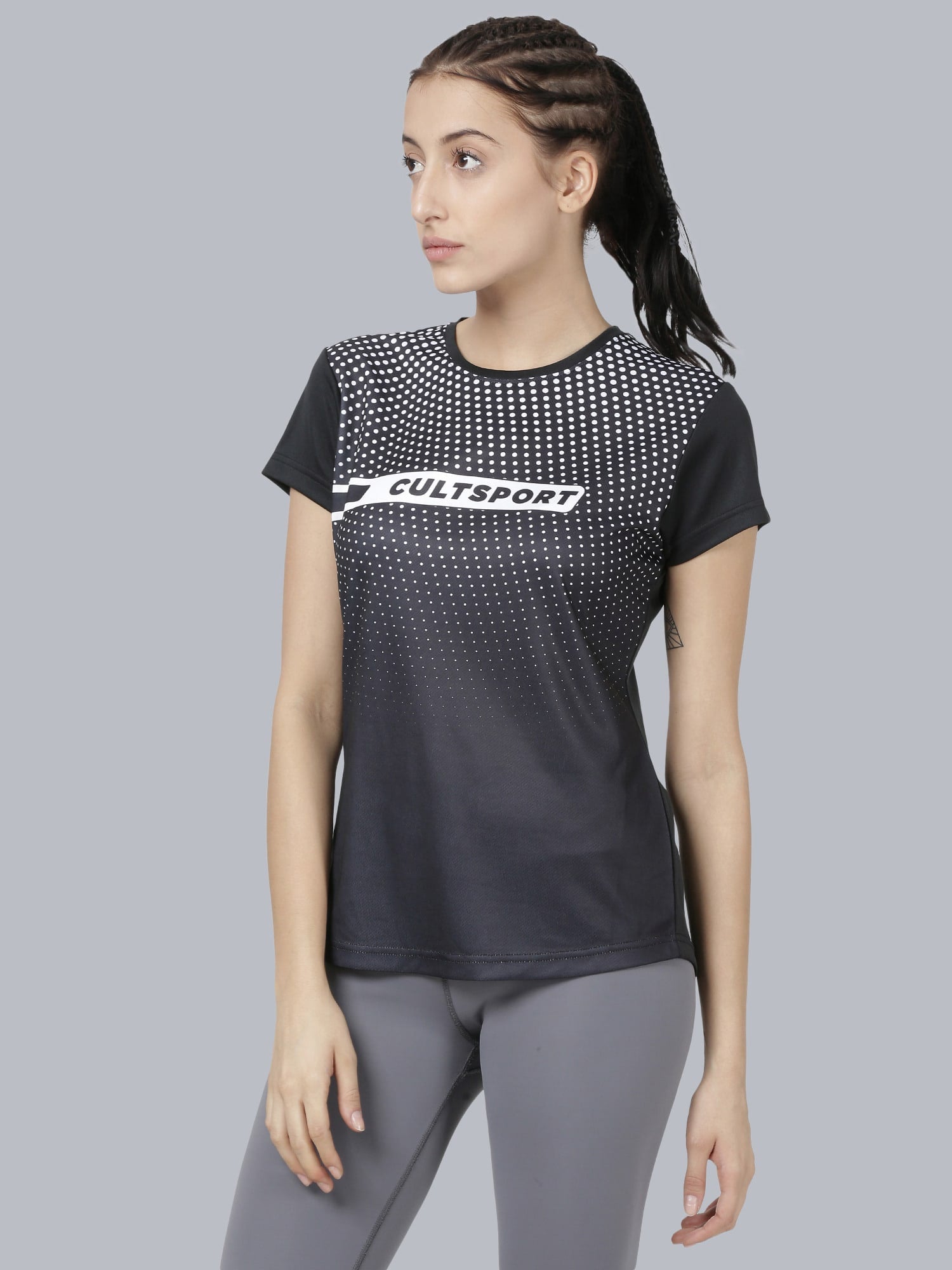 Dugout Radial Black Relaxed Tee