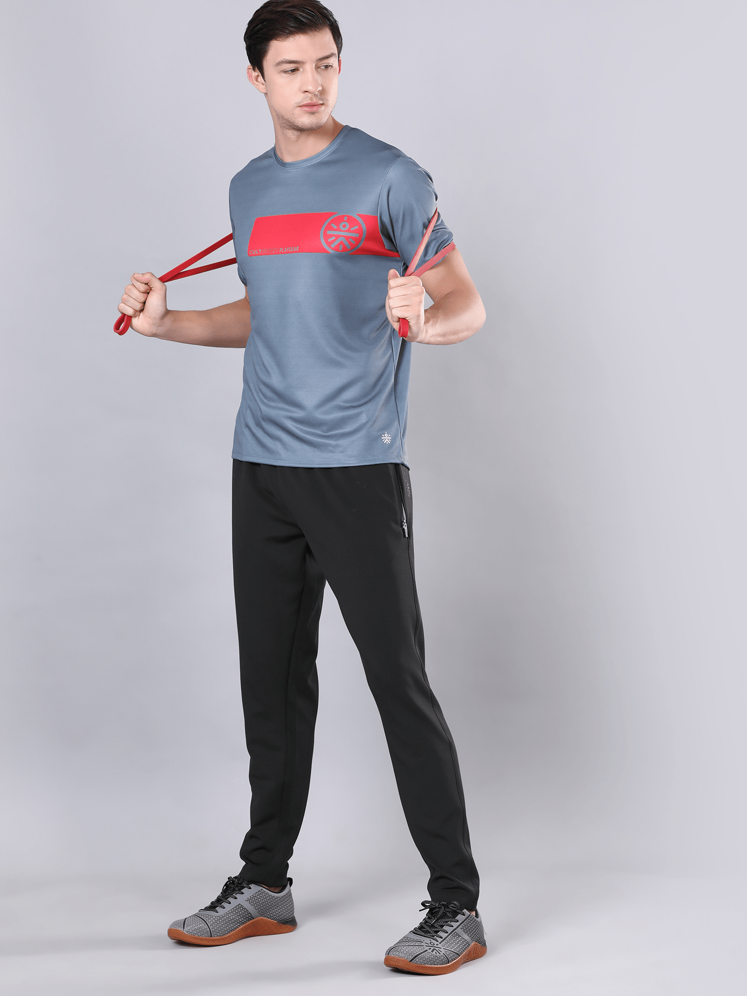 Dugout Tile Grey Workout Tee