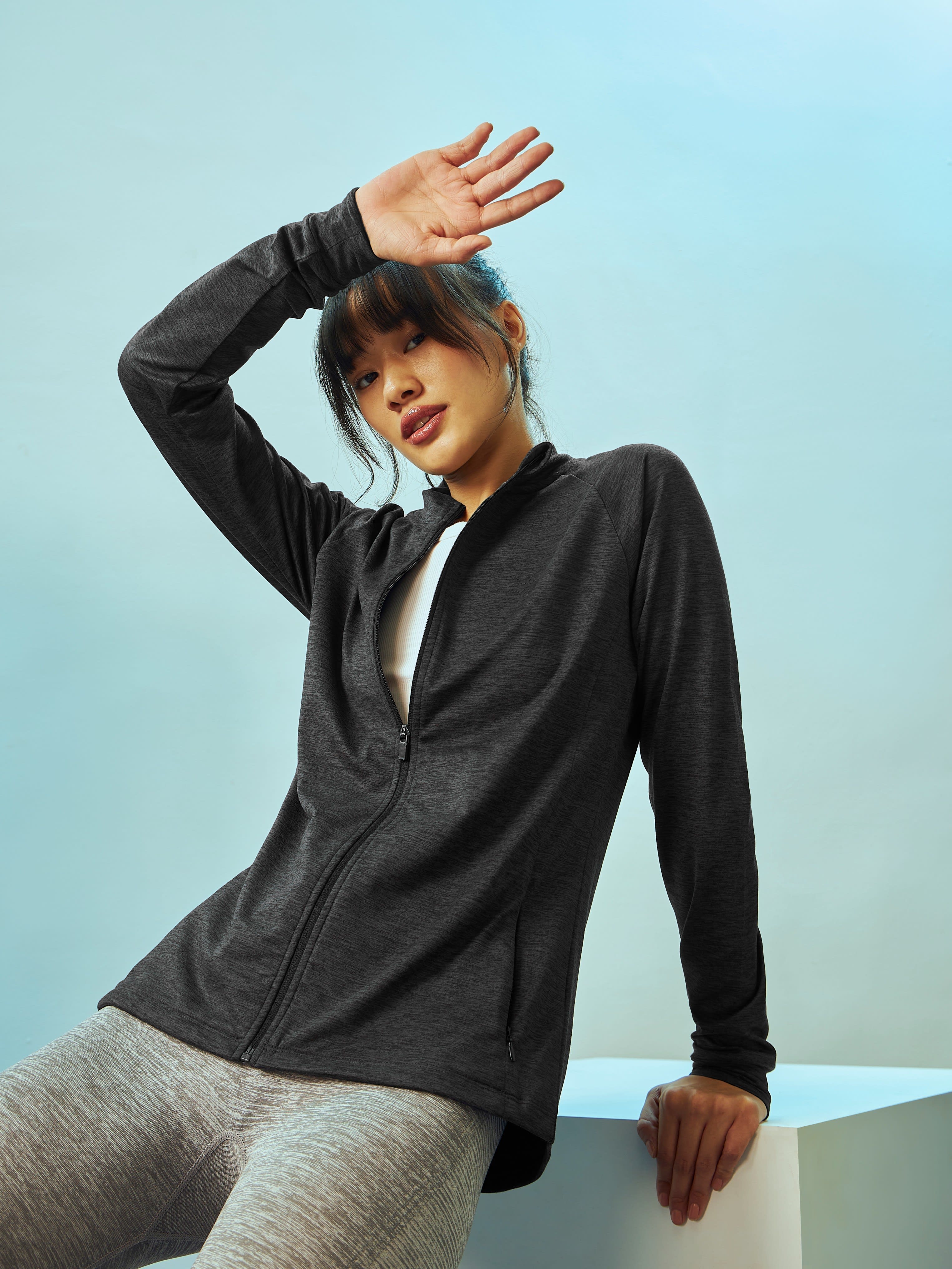 Zip-Front Jacket with Side Pockets