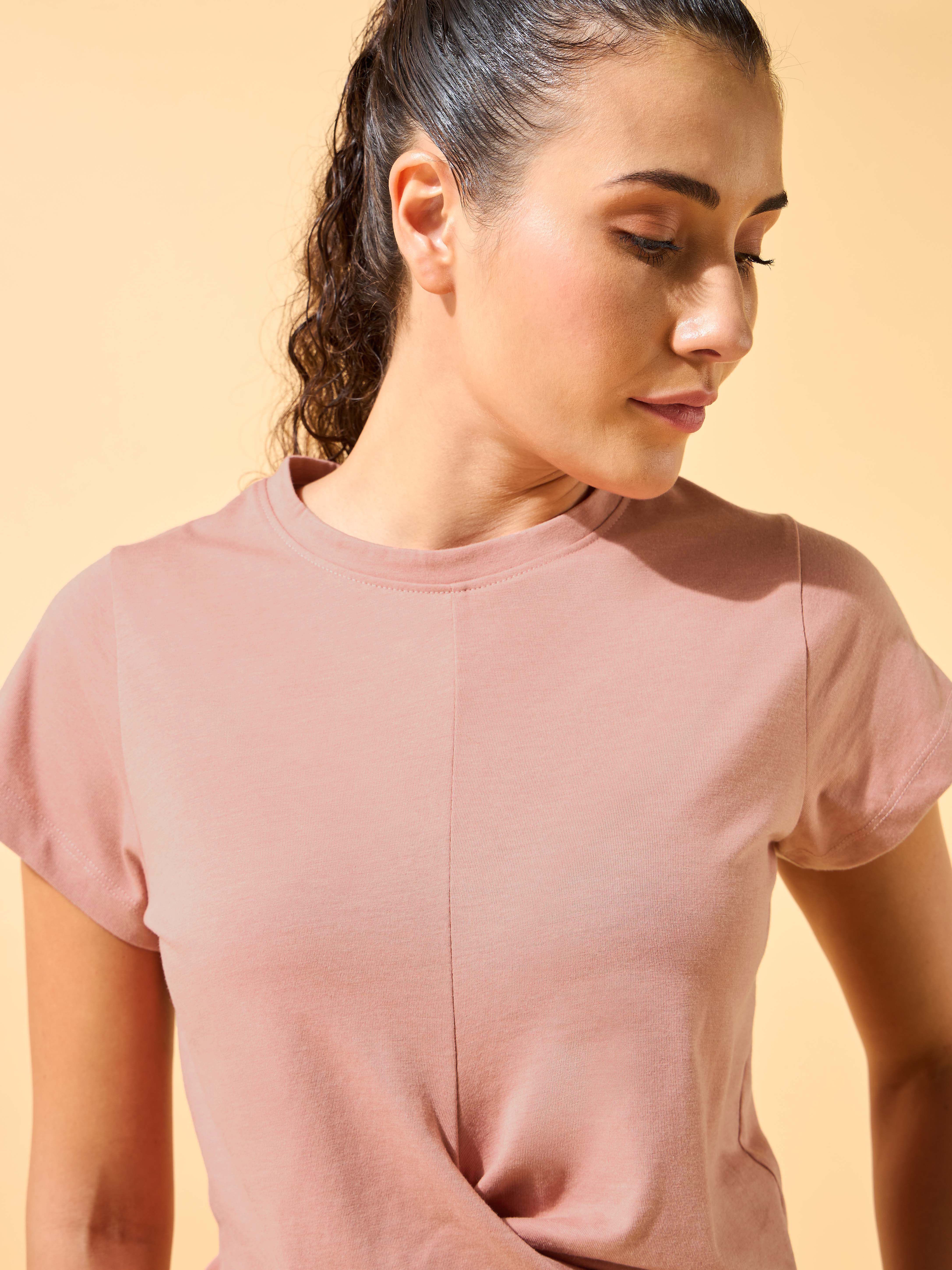 Front Knot Stylised T-shirt