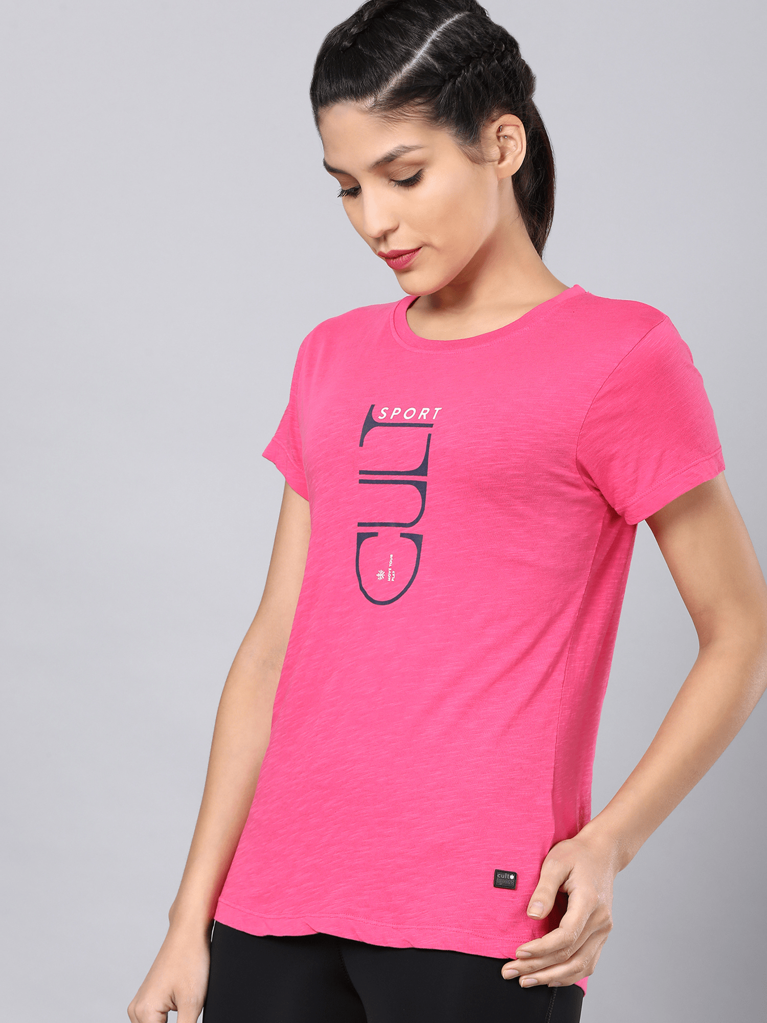 Everyday Graph Pink Casual Tee