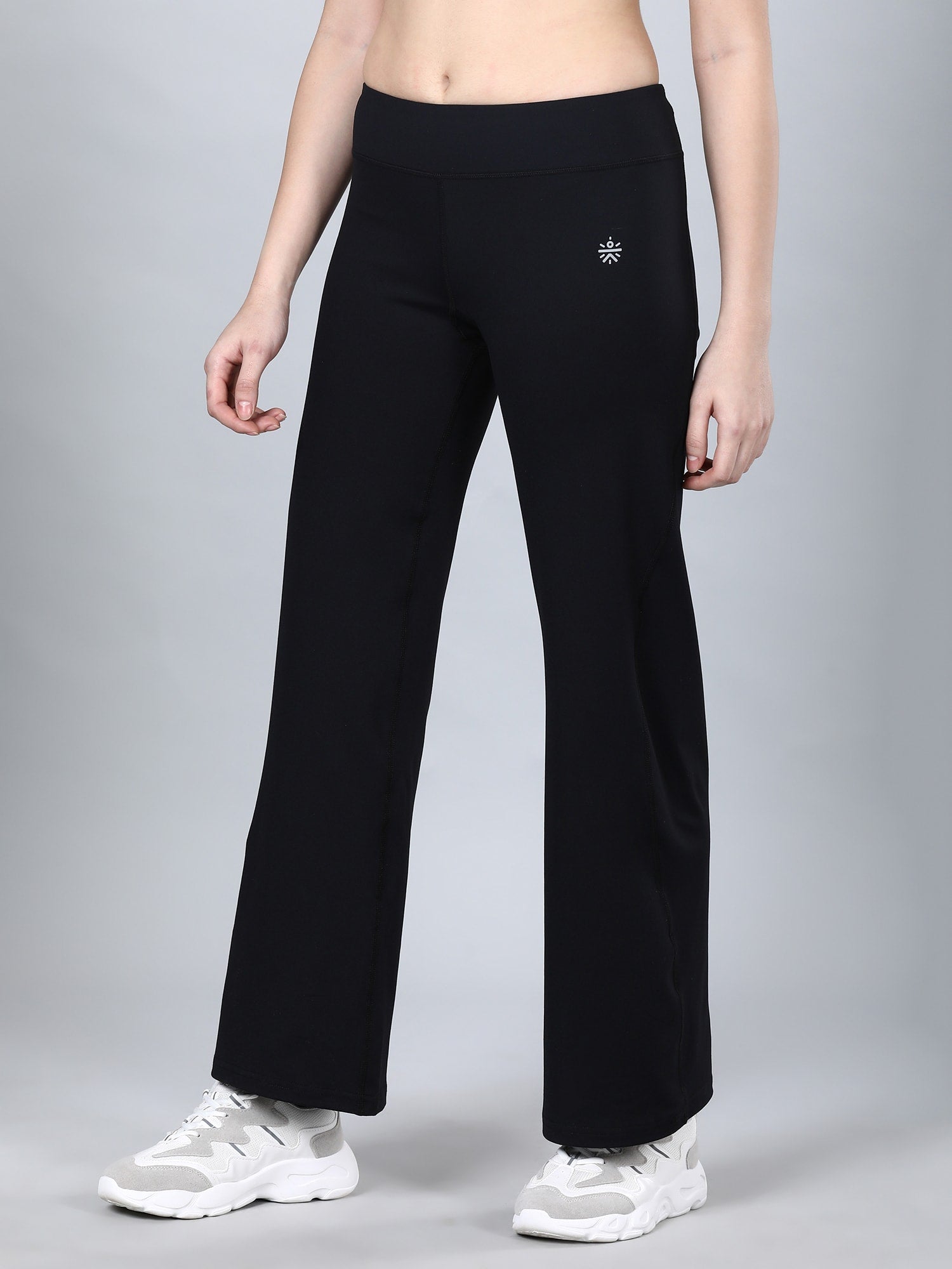 Verve Flared Black Workout Pants