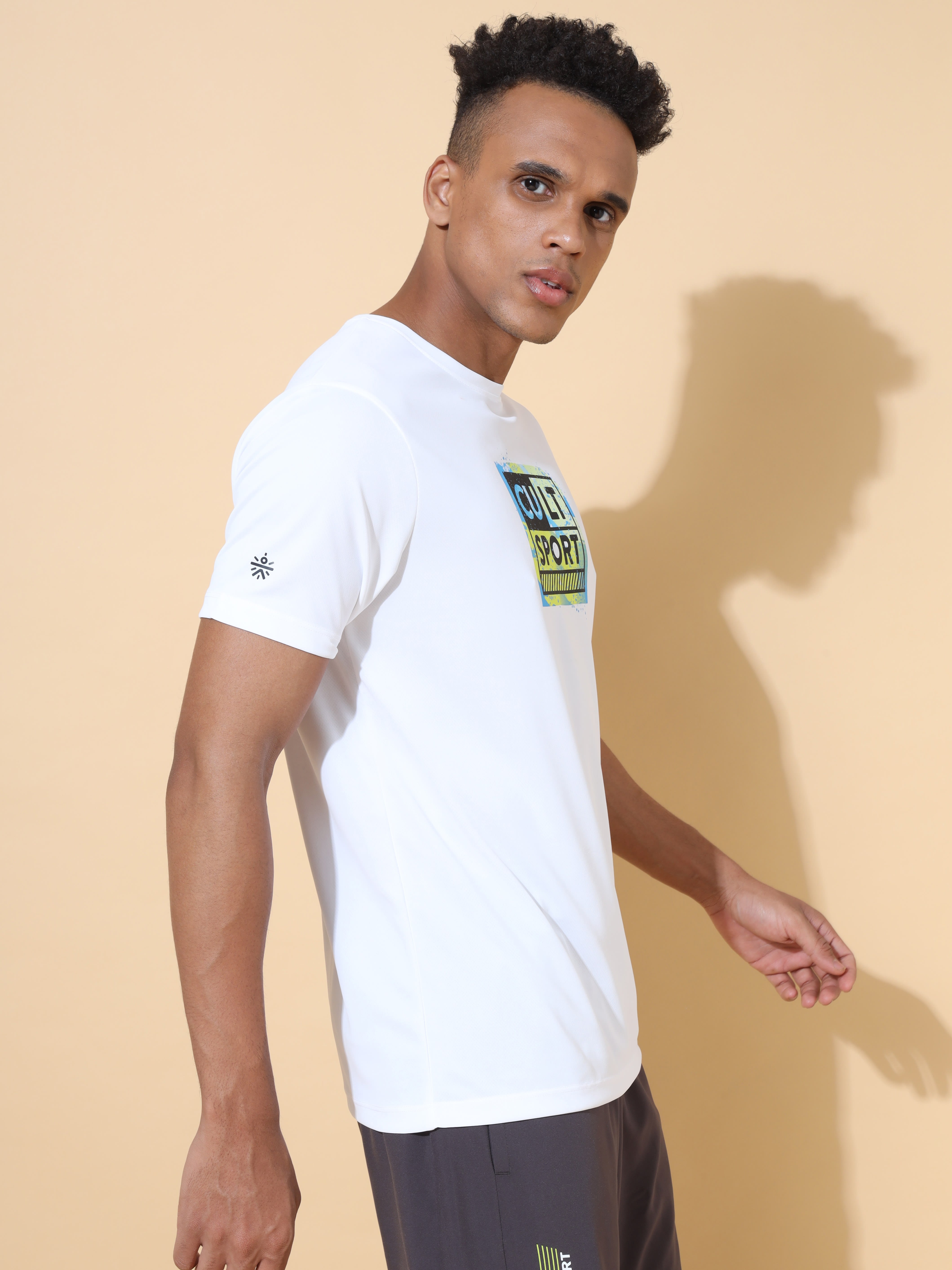 Performance T-shirt with Graphic Print