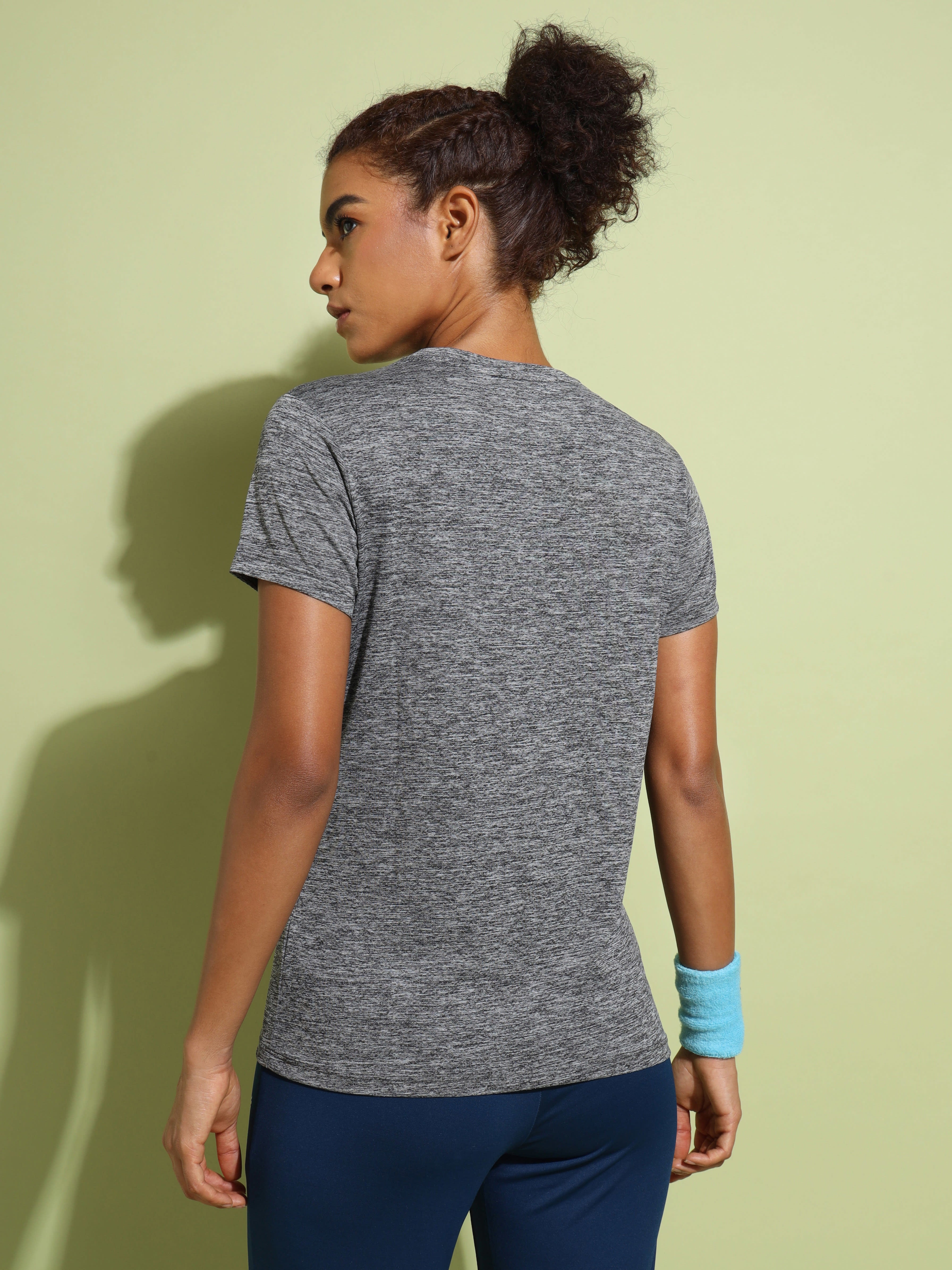 Textured Active T-shirt with Graphic