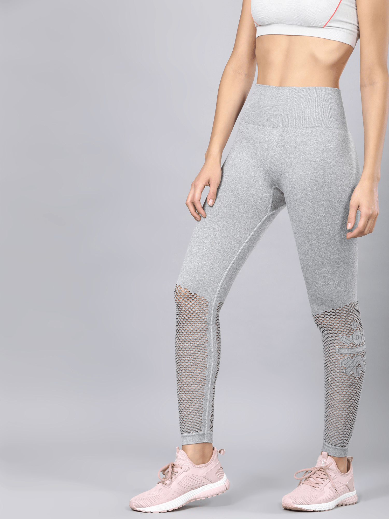 Yogini Comfort Light Grey Seamless Leggings