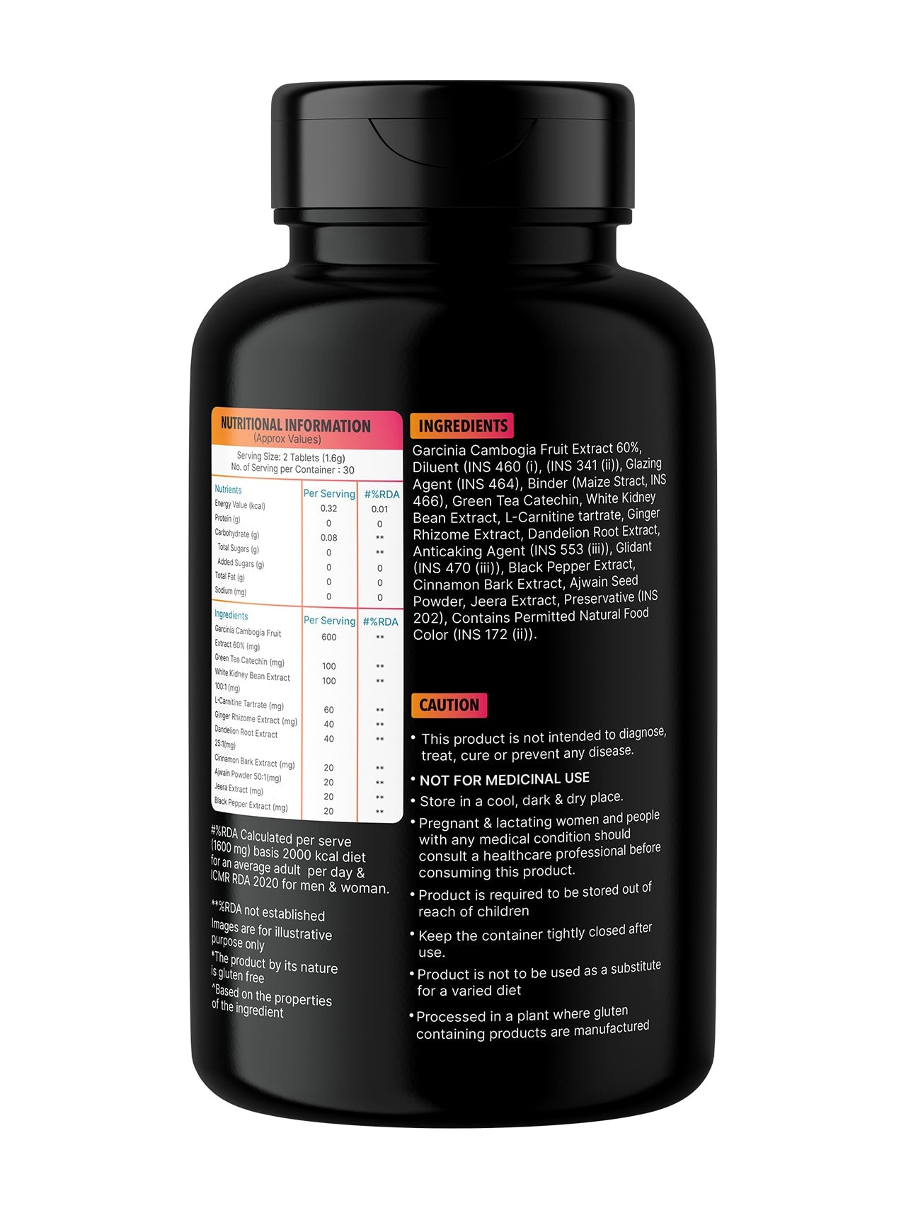 Lean Night Shred | 13 Powerful ingredients | Promotes relaxation & reduce stress, Caffeine-Free, Metabolism Booster, Burns Calories, 60 Tablets