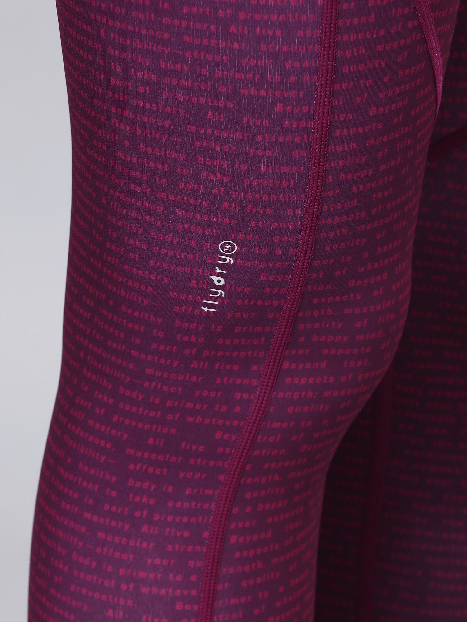 AbsoluteFit Verbatim Purple Workout Leggings