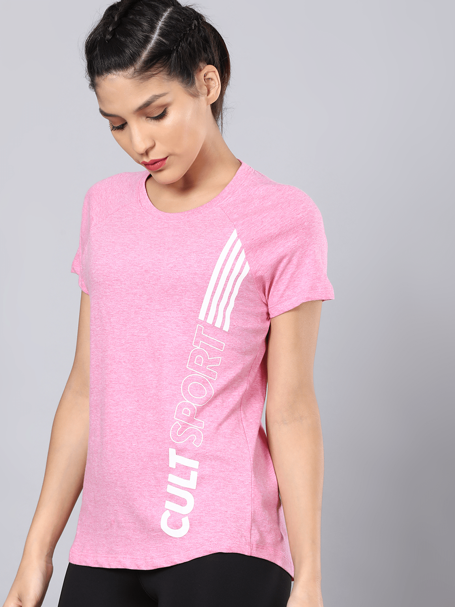 Vital Dash Pink Workout Tee