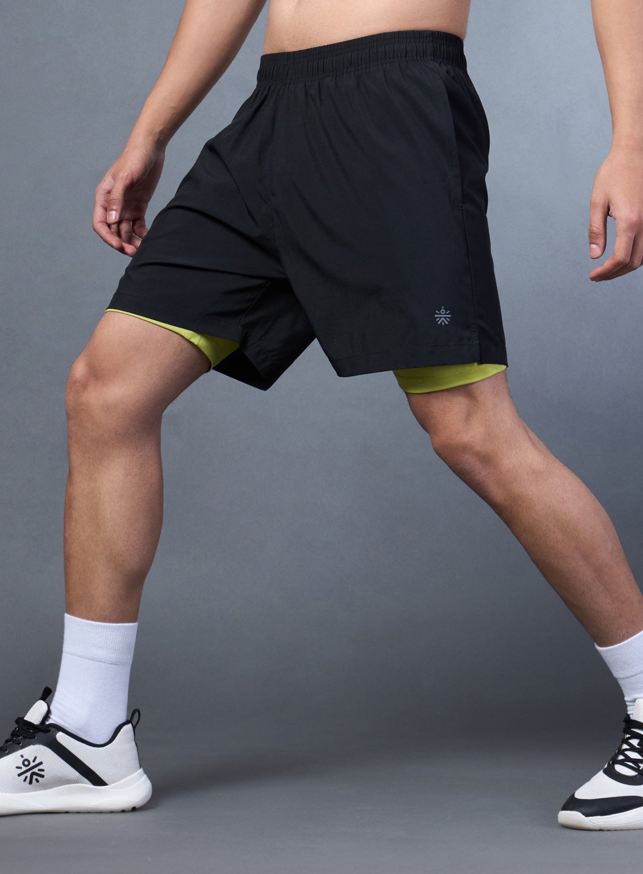 Men's Black Run Elevate Shorts