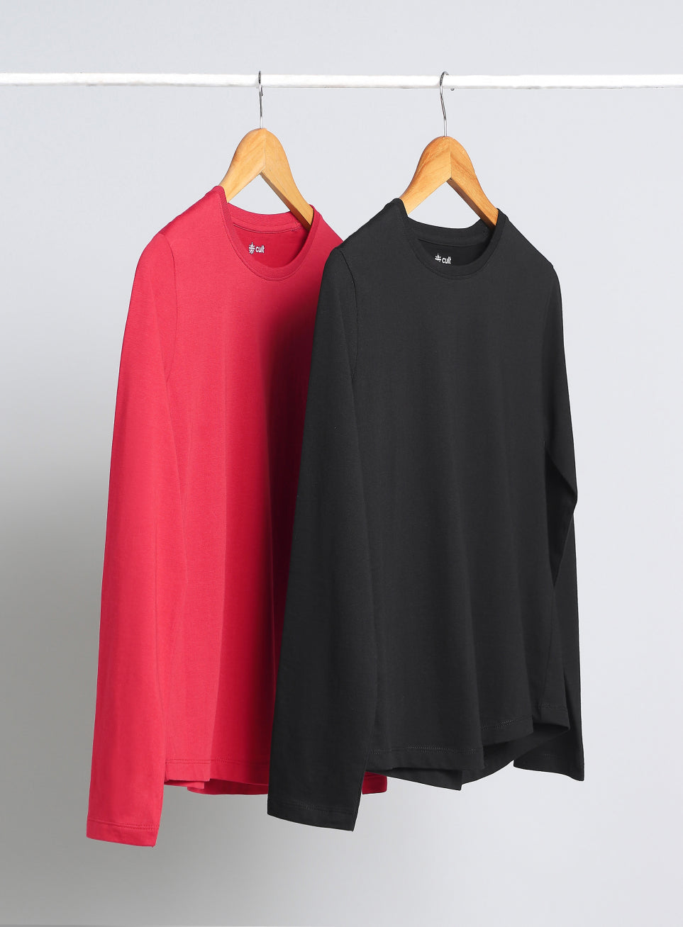 Women's Cult Essential Cotton Pack of 2 Full Sleeve T-Shirts