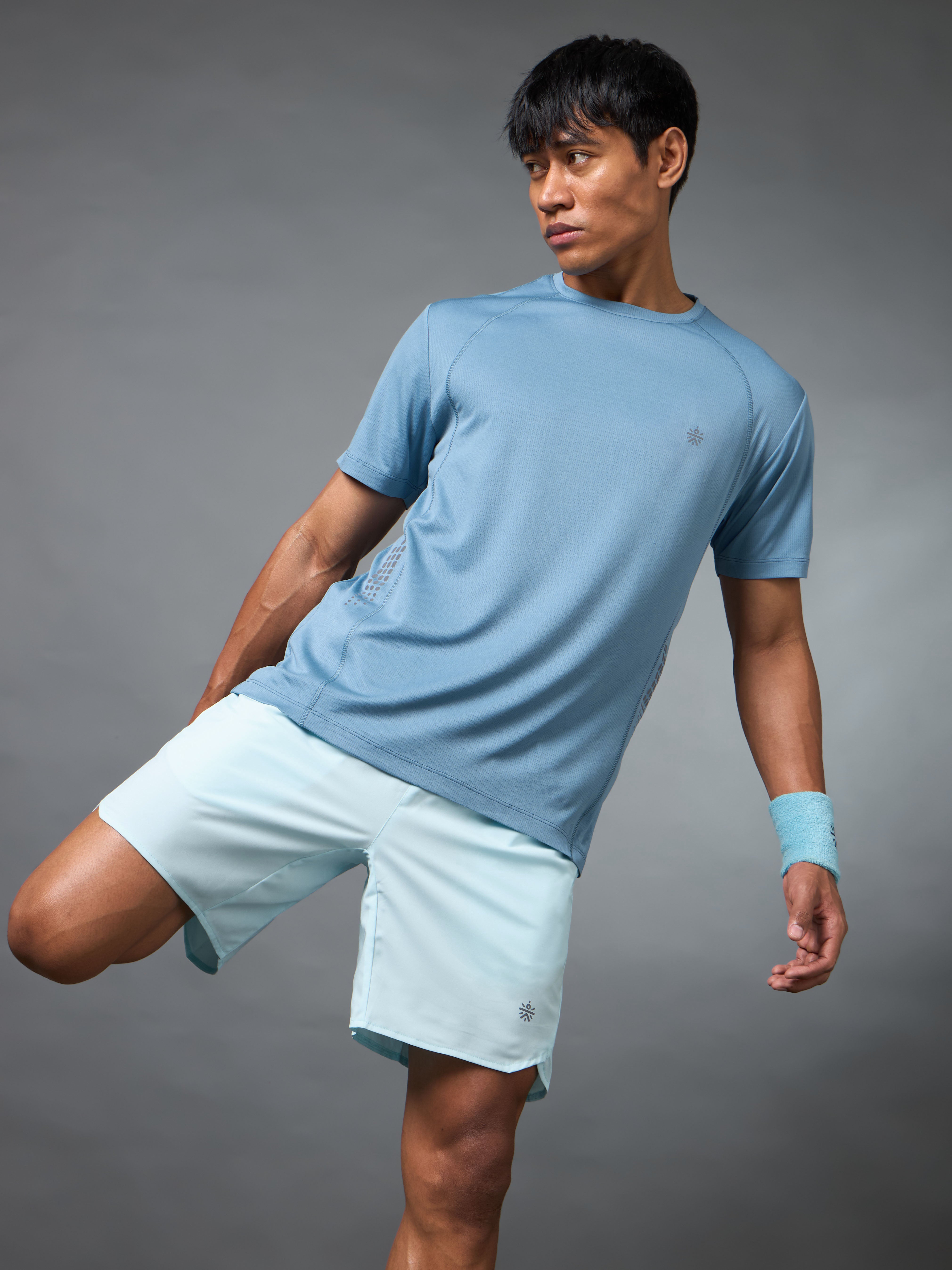 Men's Train All Day Essential Blue T-shirt