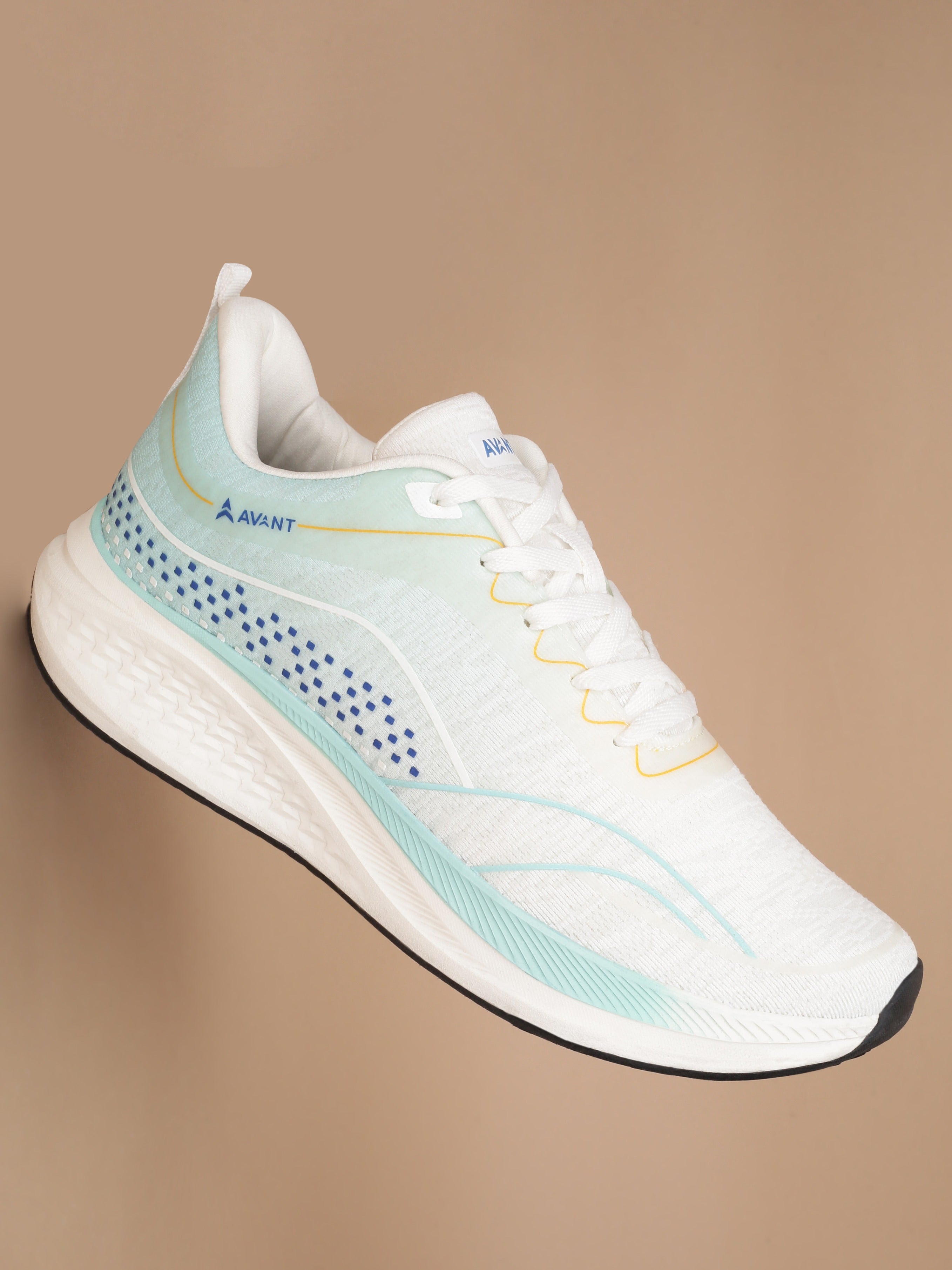 Avant Men's Stratos Running Shoes - White/L.Green