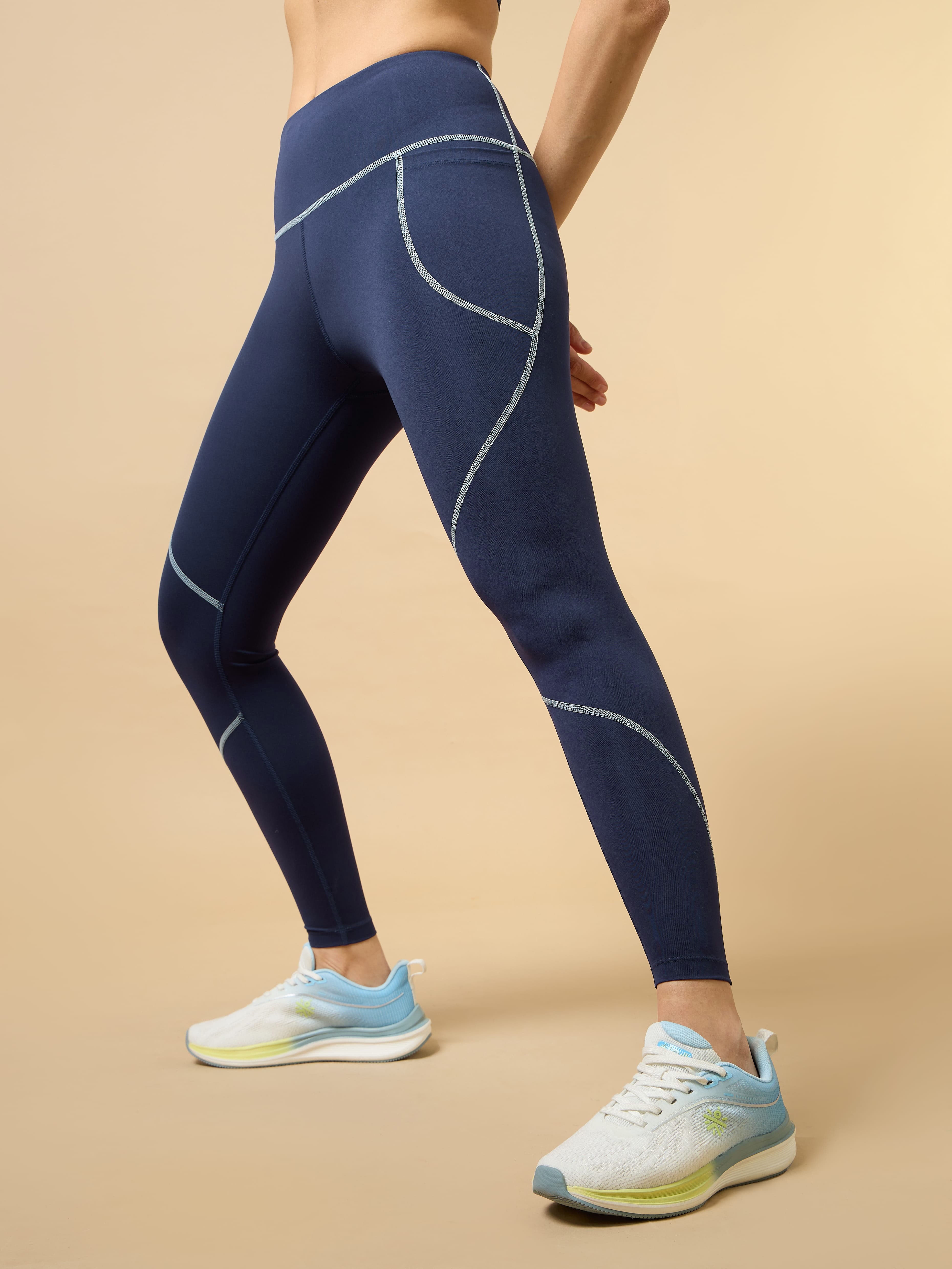 Women's Navy True Performance Sculpted COMFlex Tights
