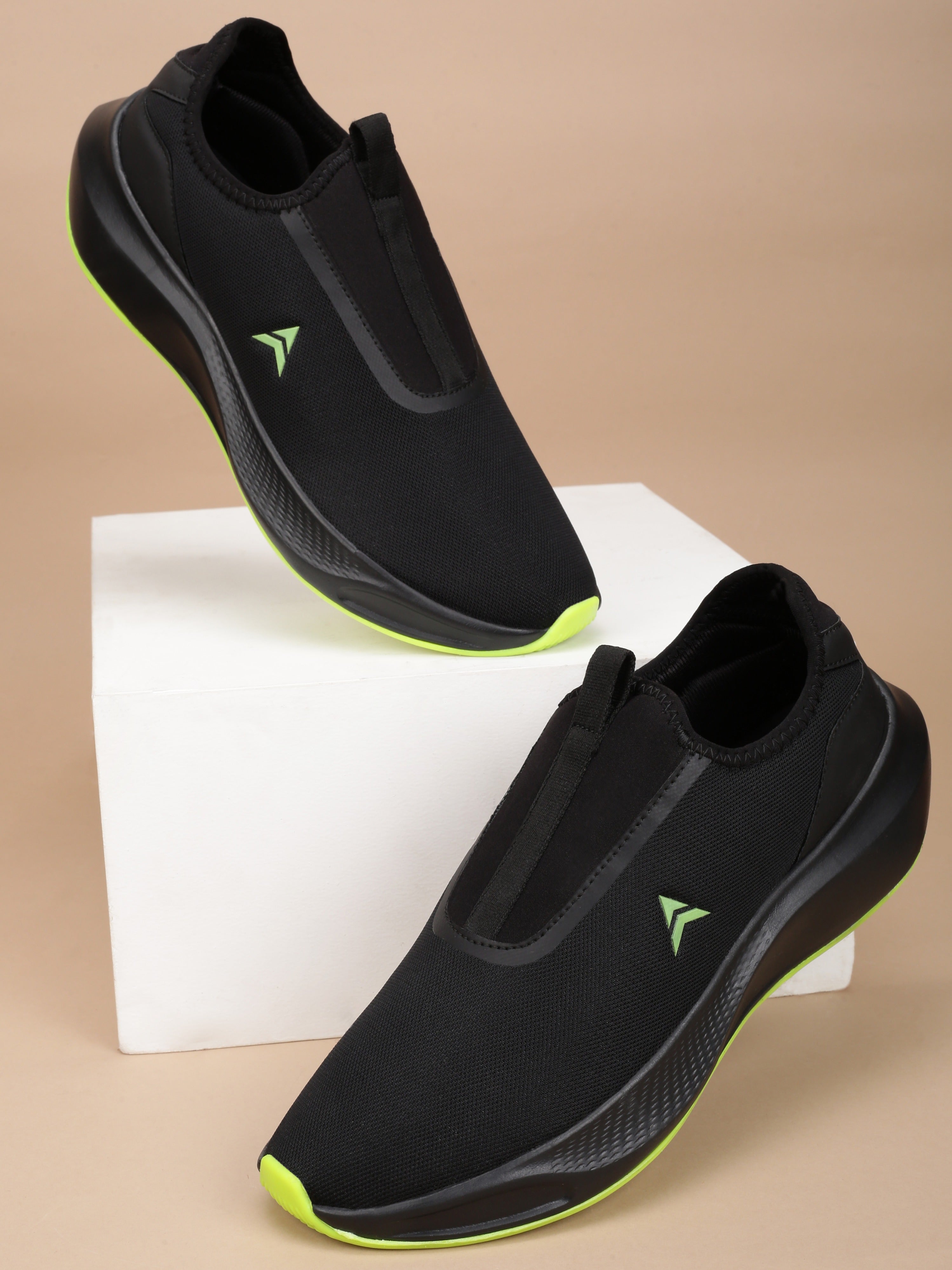 Avant Men's OneGo Slip-On Shoes - Black/Lemon