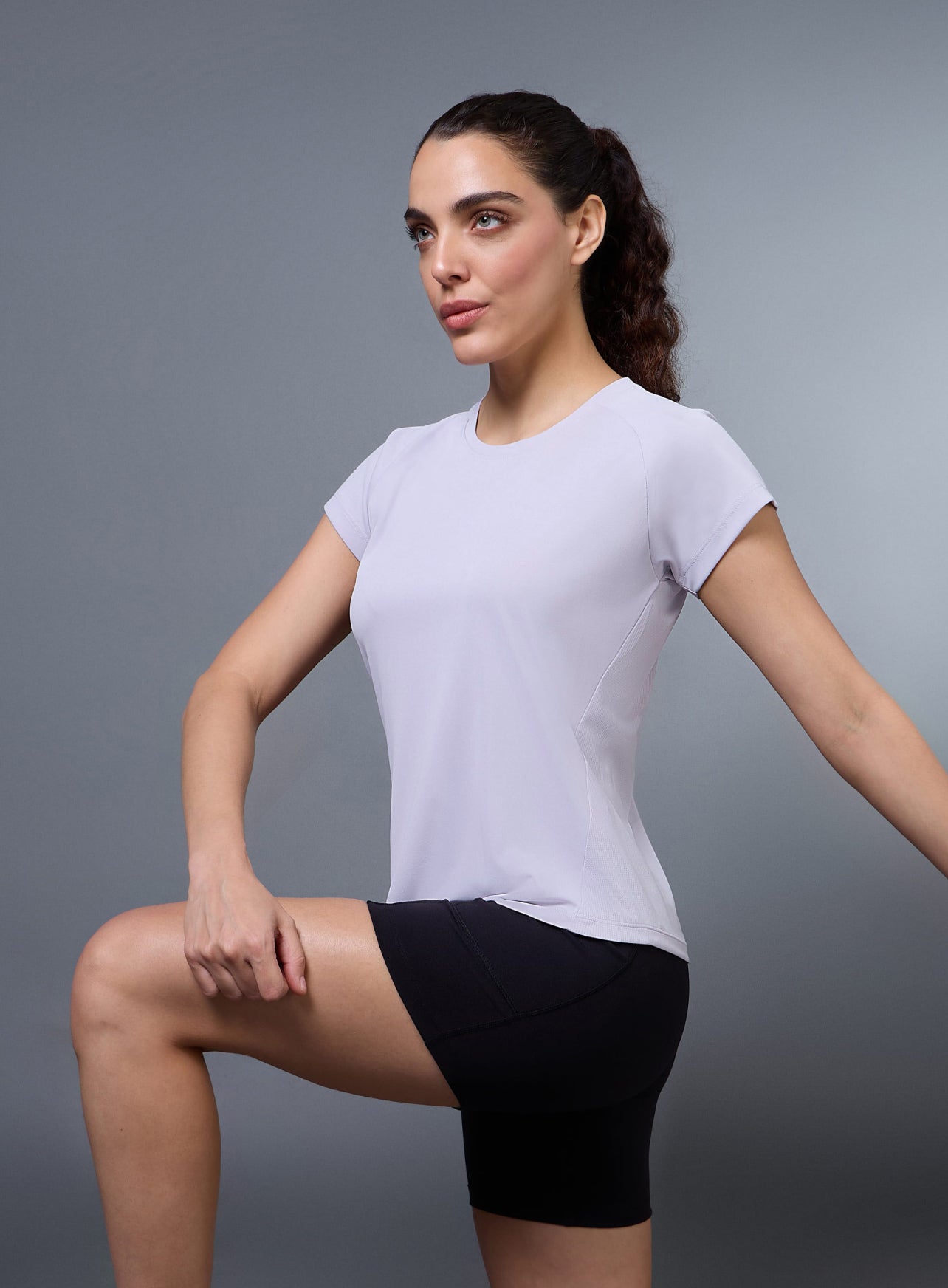 Women's Purple The Runner's Essential T-shirt