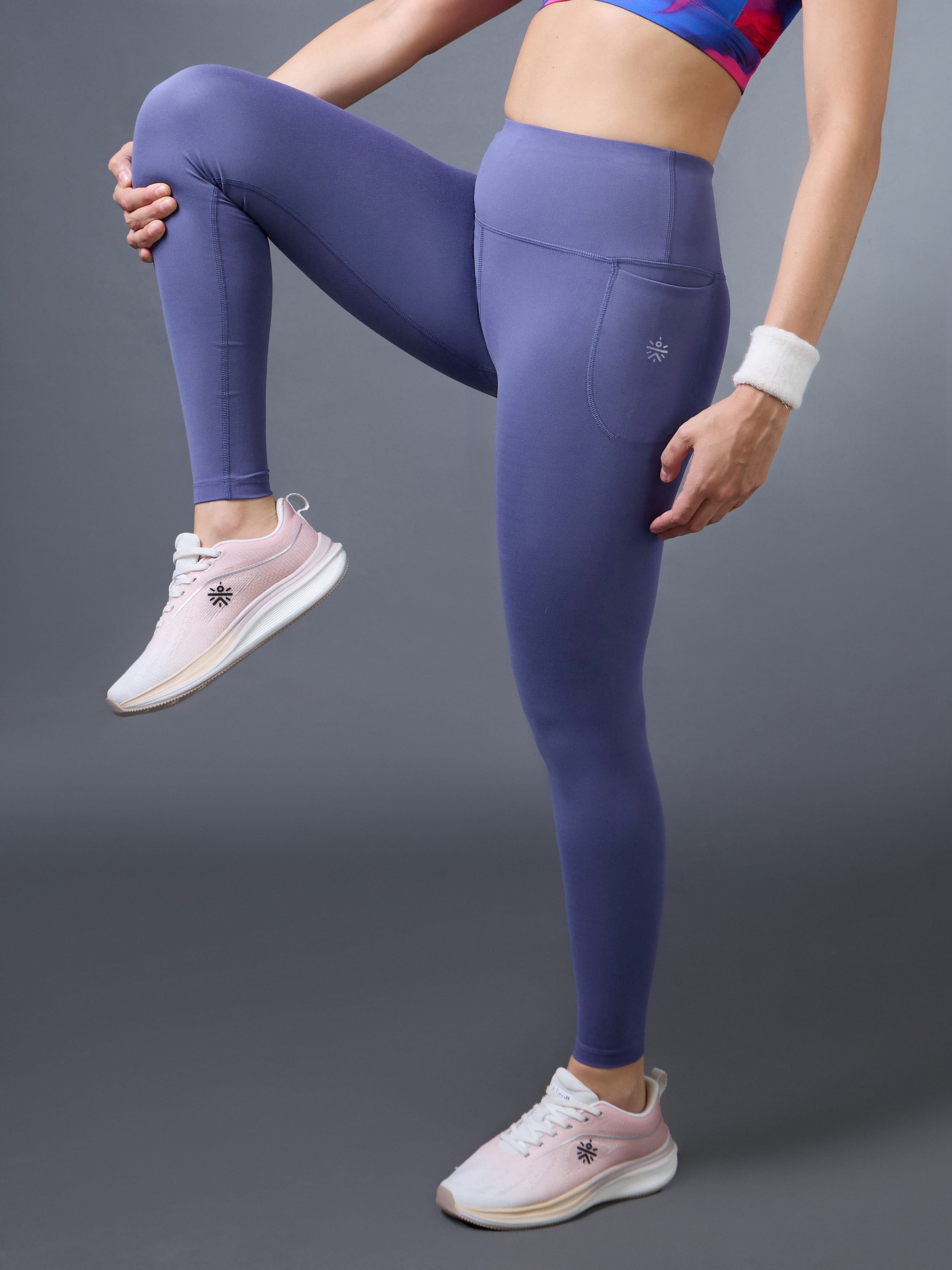 Women's Purple Runner's Essential Tights