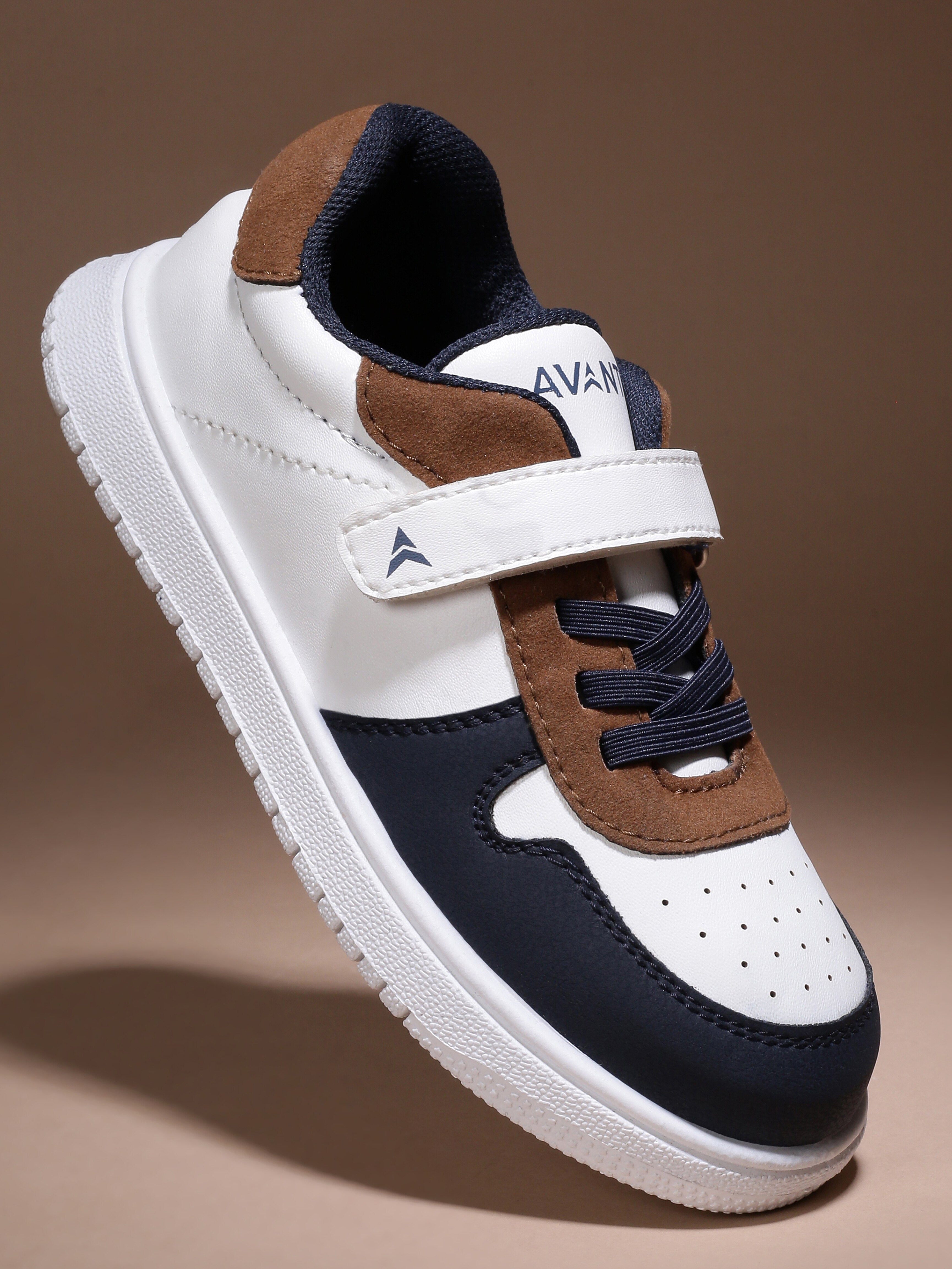 Avant Kids MiniVogue Sneakers - Tan/Navy