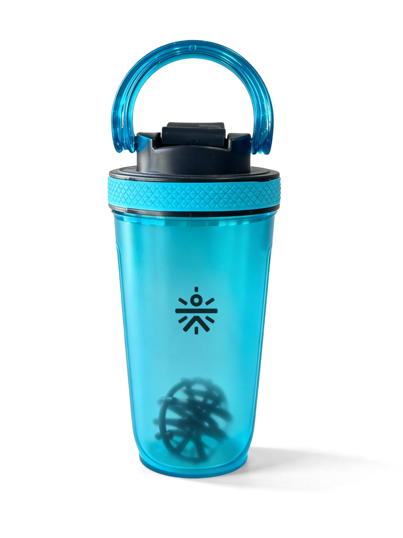 CULT FrostBlend Shaker Bottle 500 ml, BPA-Free Leak-Proof Multipurpose Shaker for Protein & Gym Blue