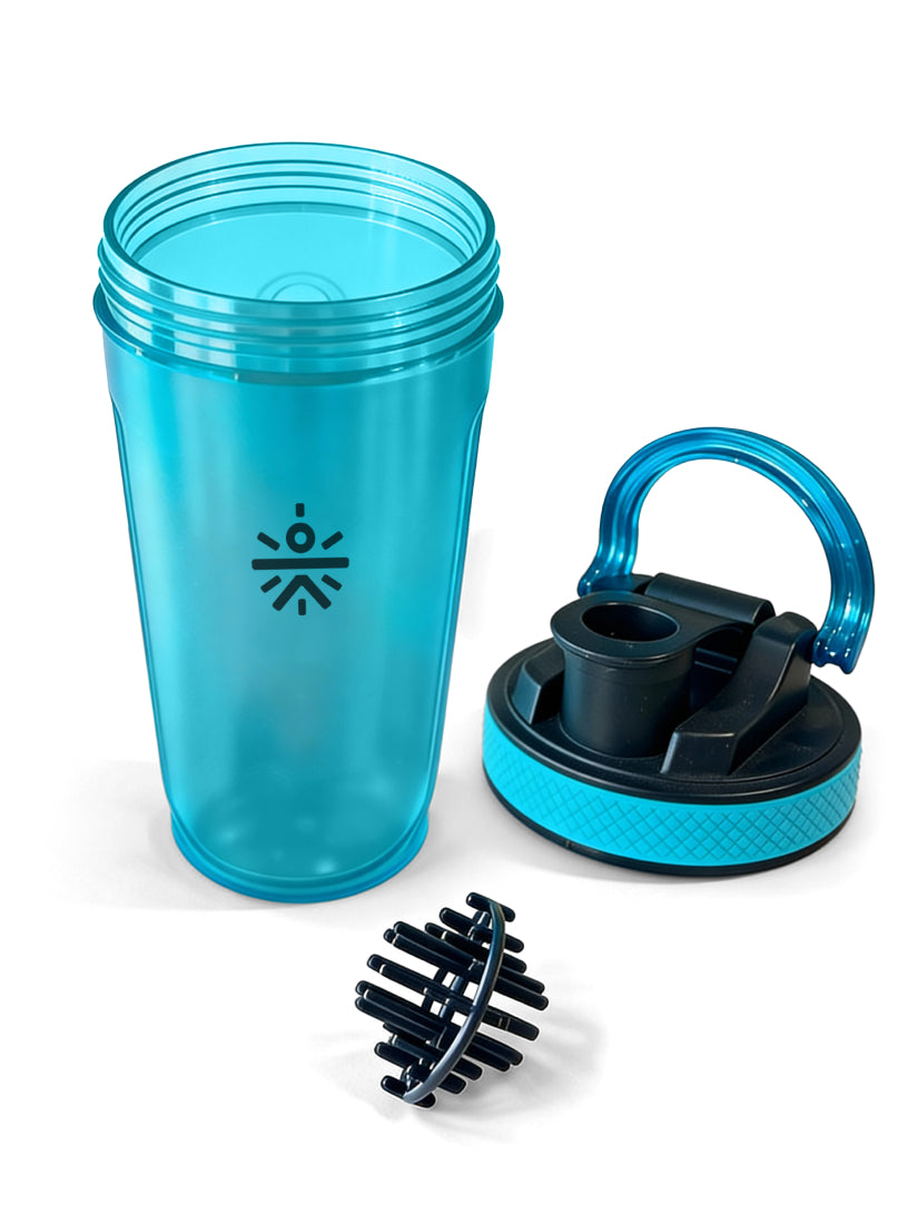 CULT FrostBlend Shaker Bottle 500 ml, BPA-Free Leak-Proof Multipurpose Shaker for Protein & Gym Blue